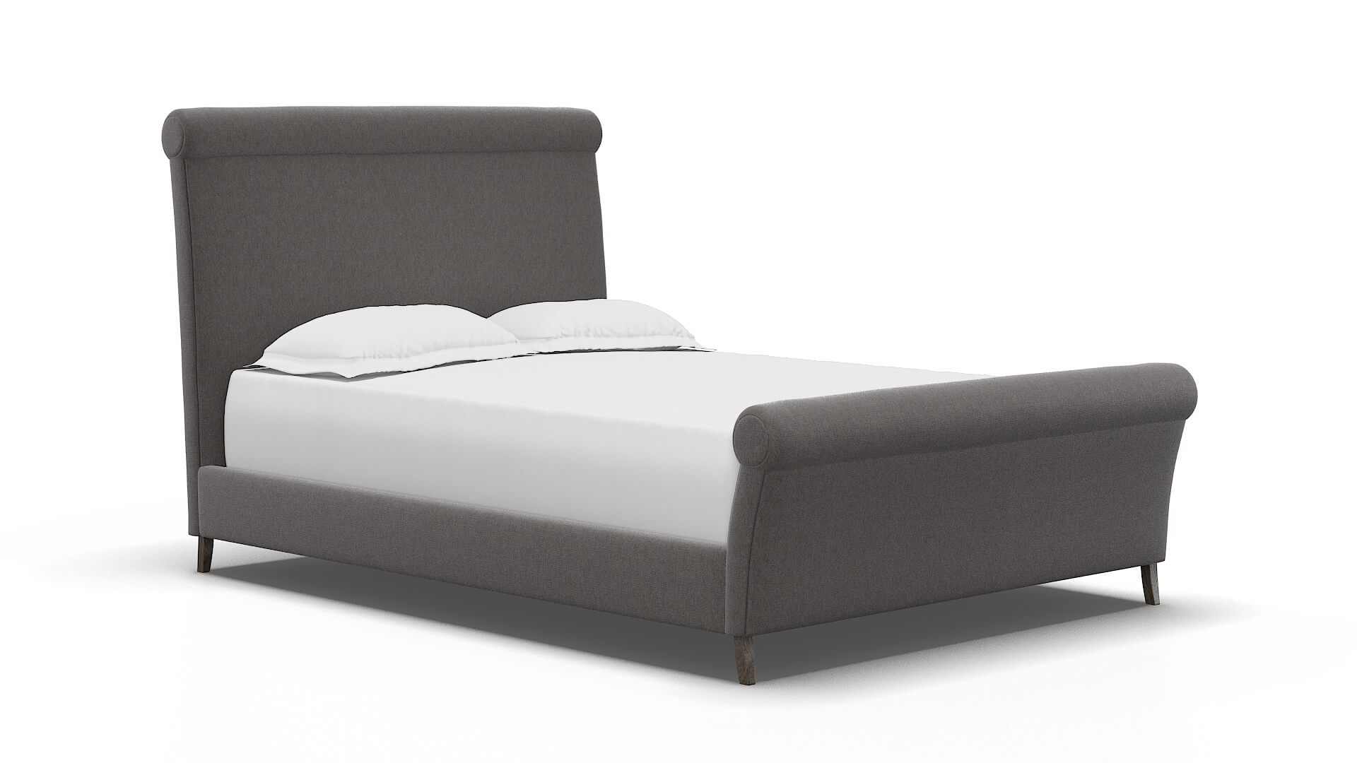 Maja Cosmo Charcoal Bed espresso legs 2