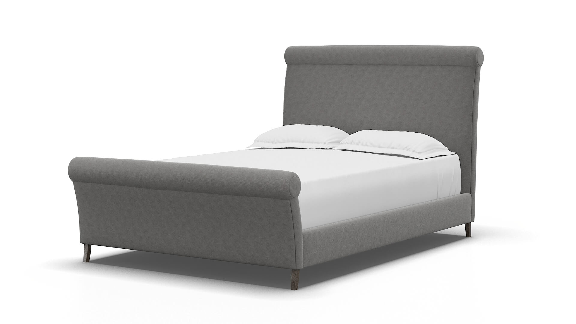 Maja Dream_d Charcoal Bed espresso legs 5