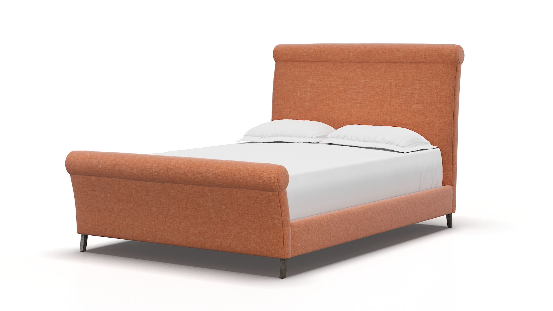 Maja Hepburn Appricot Bed espresso legs 5