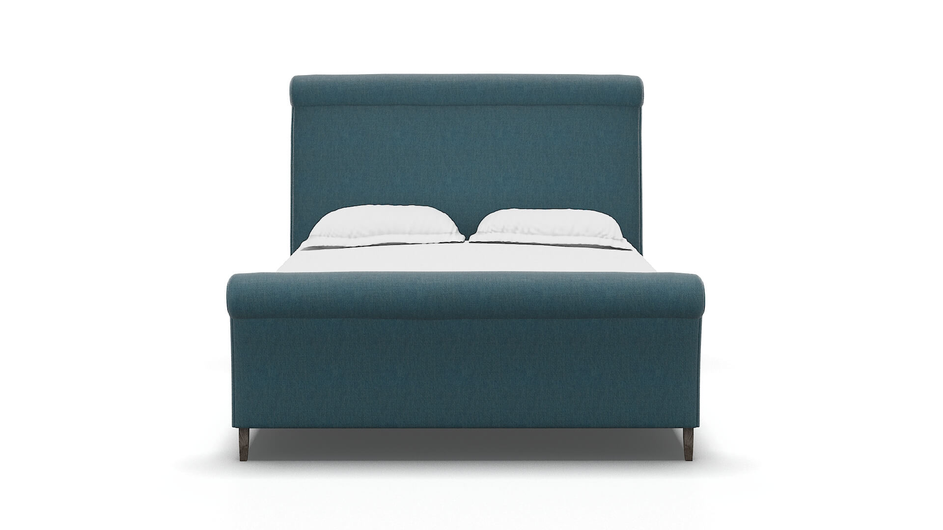 Maja Hepburn Teal Bed espresso legs 1