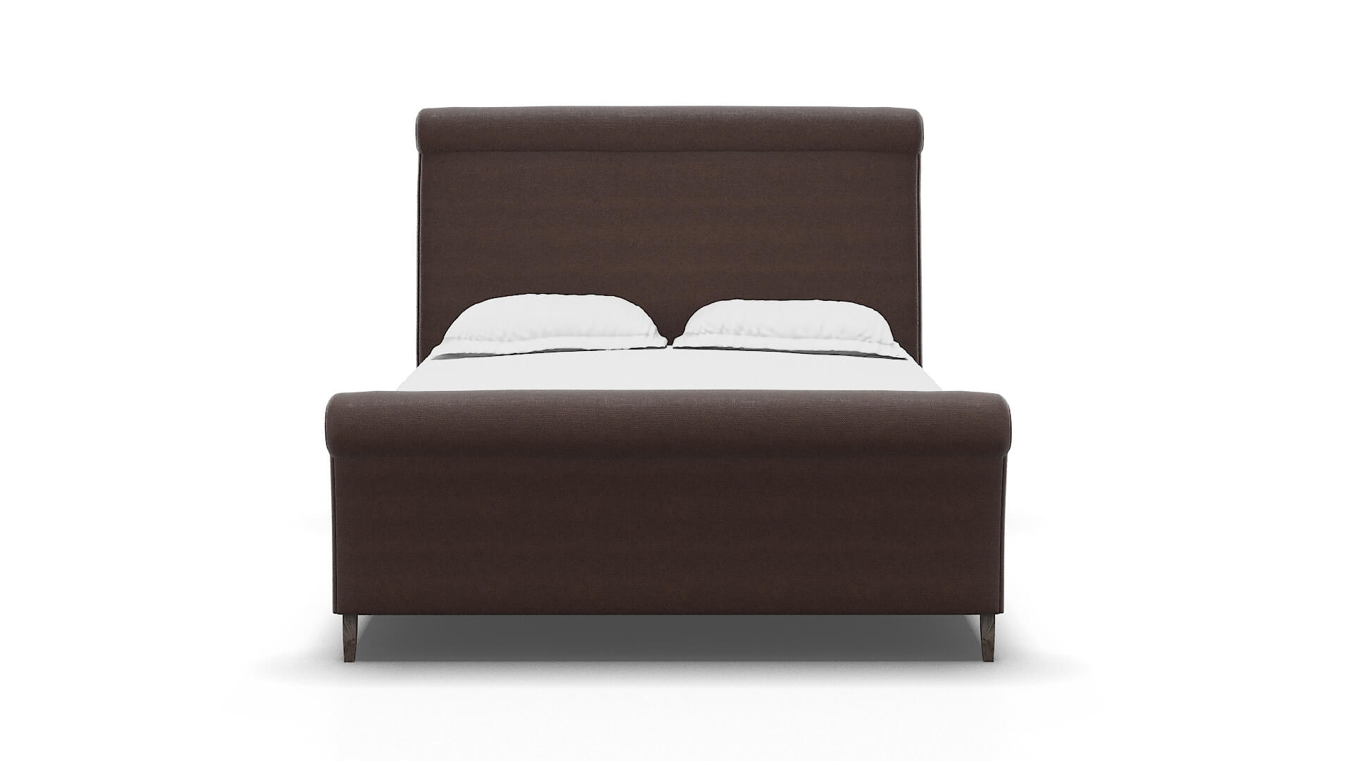 Maja Insight Cafe Bed espresso legs 1