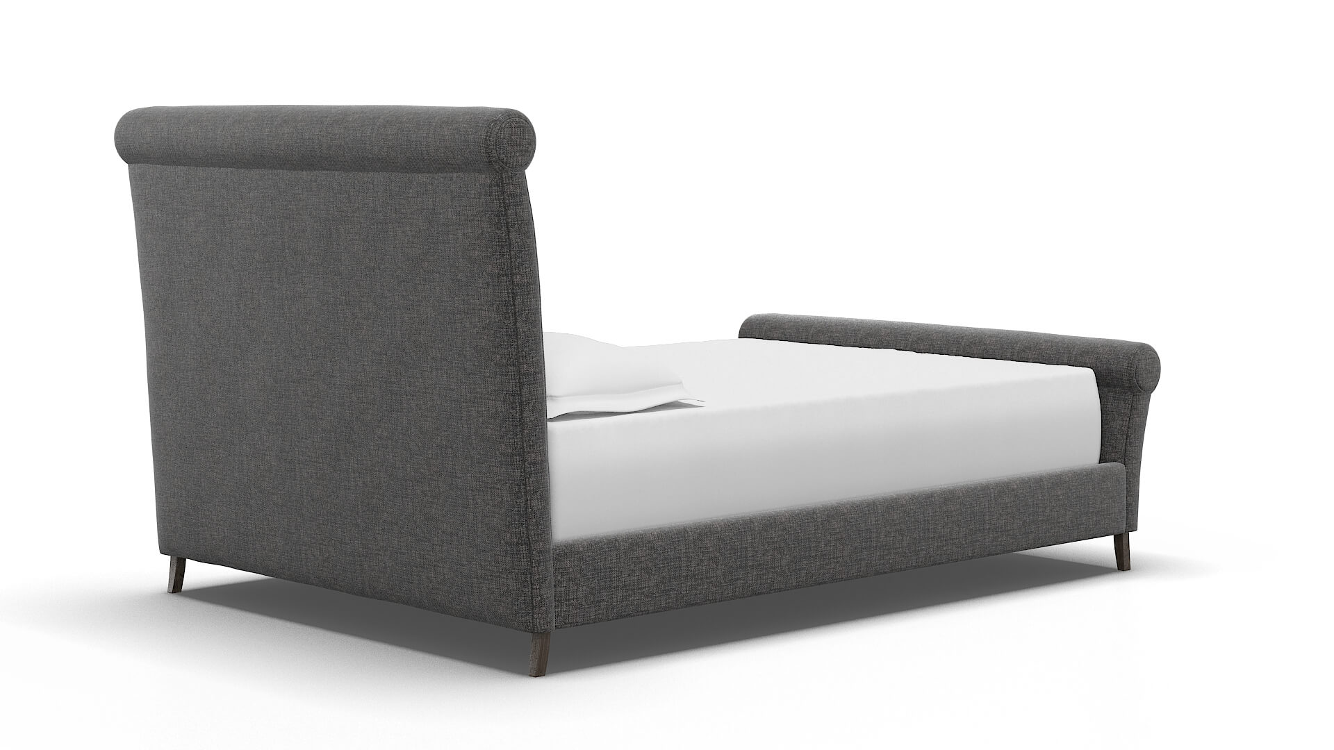 Maja Insight Charcoal Bed espresso legs 4