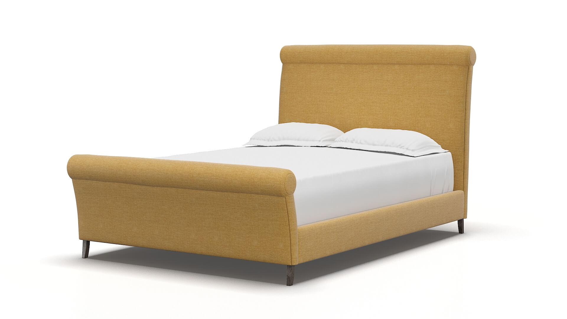 Maja Leslie Saffron Bed espresso legs 5