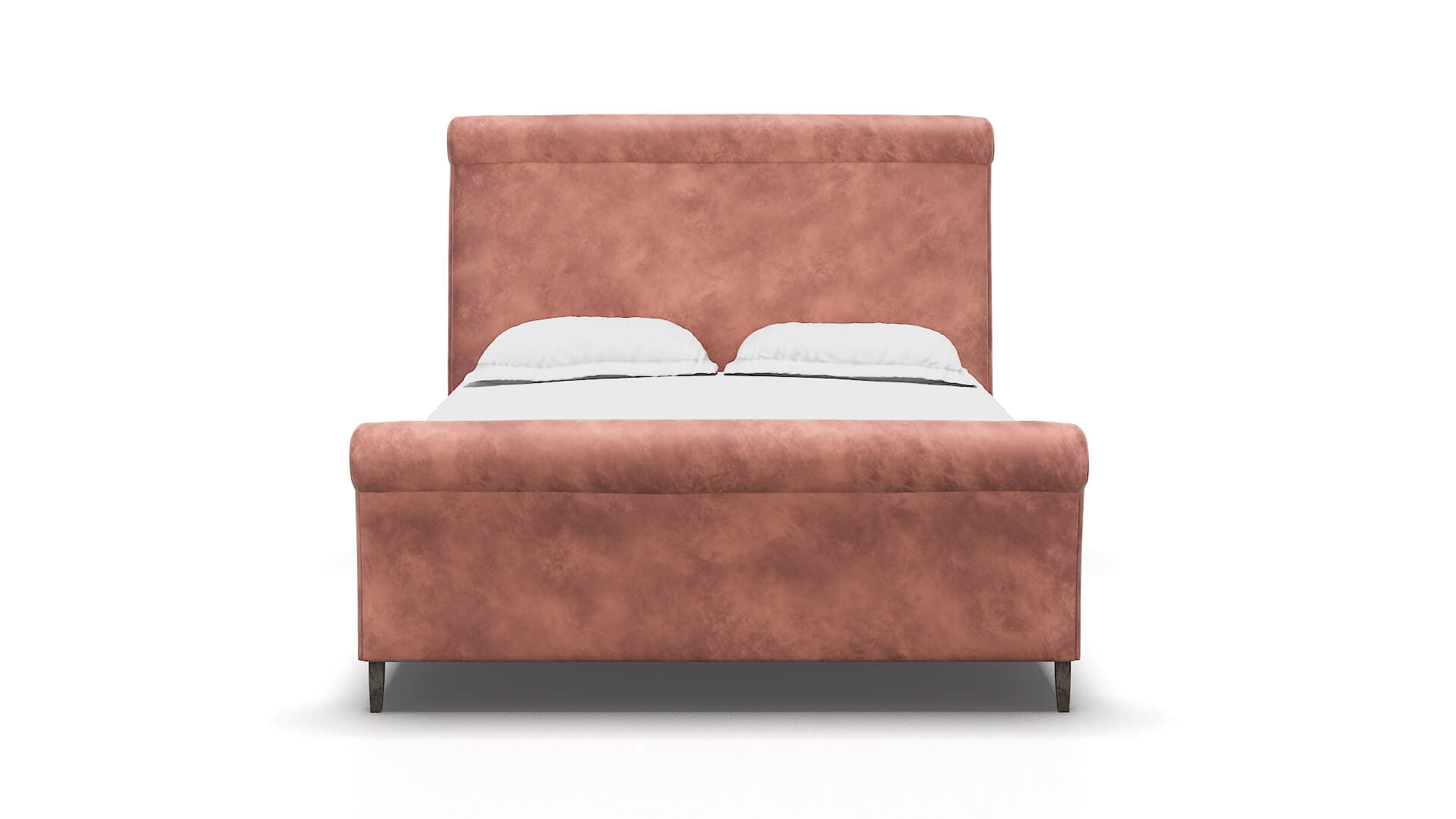 Maja Naples Blush Bed espresso legs 1