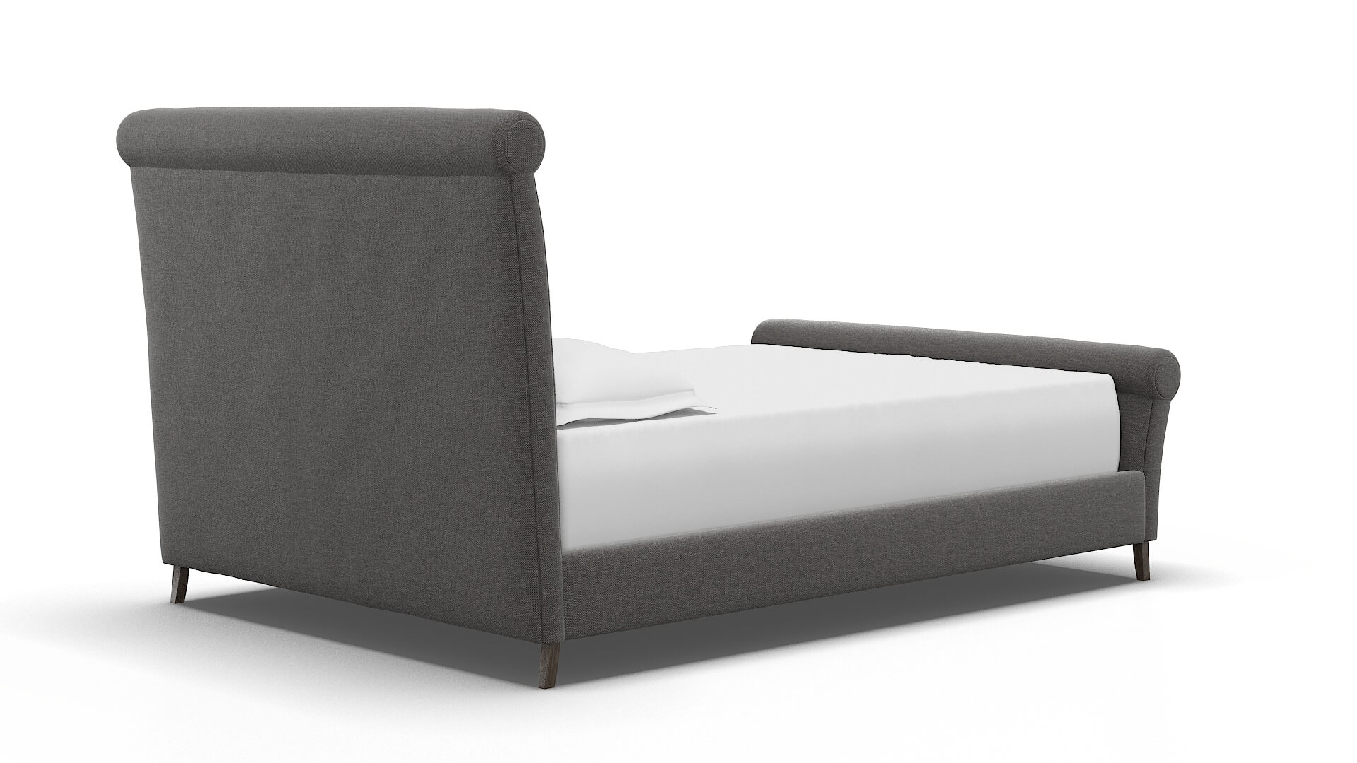 Maja Oscar Charcoal Bed espresso legs 4