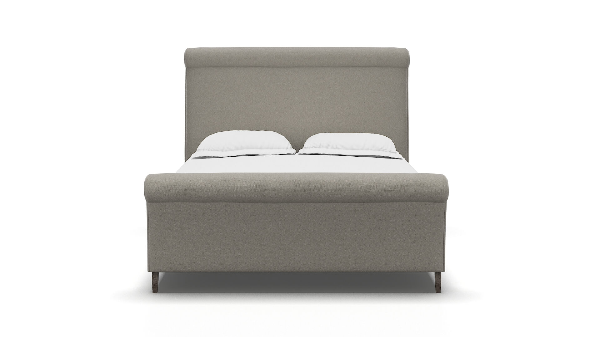 Maja Oscar Silver Bed espresso legs 1