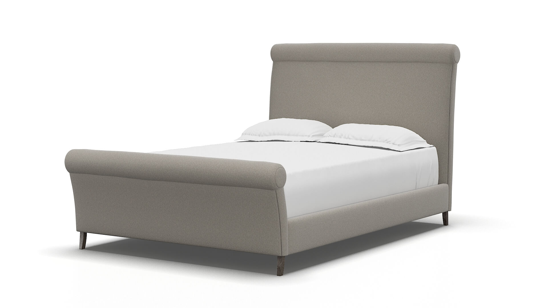 Maja Oscar Silver Bed espresso legs 5