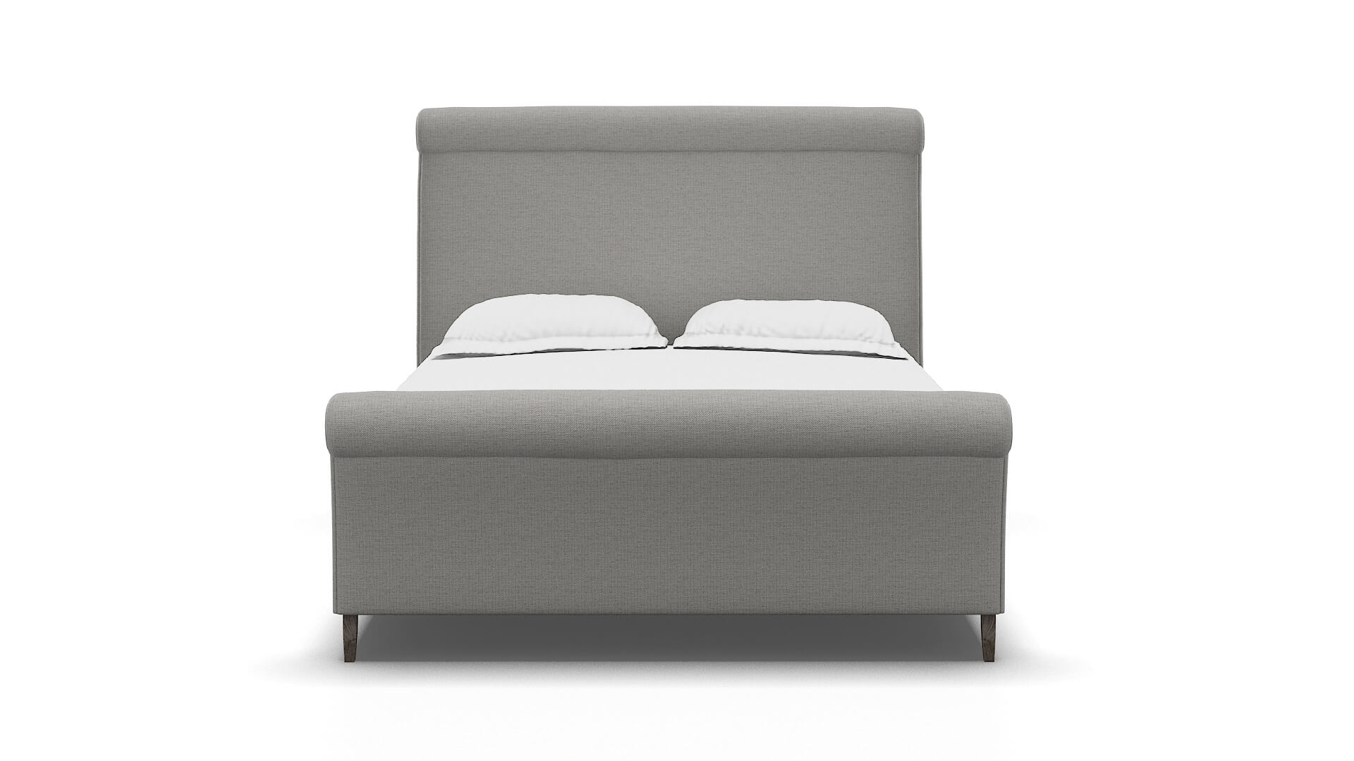 Maja Parker Silver Bed espresso legs 1