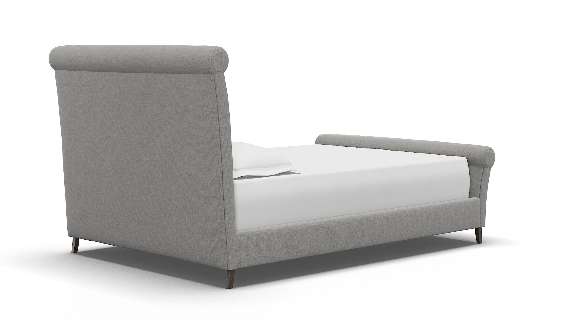 Maja Parker Silver Bed espresso legs 4