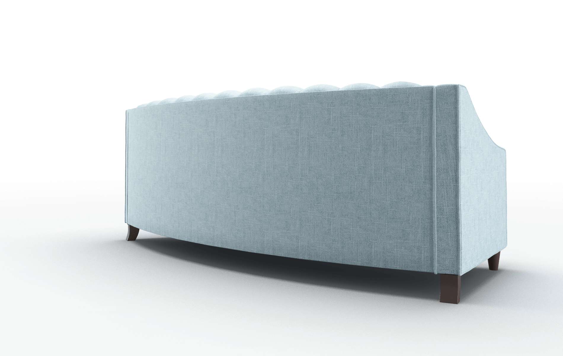 Manchester Atlas Turquoise Sofa espresso legs 5