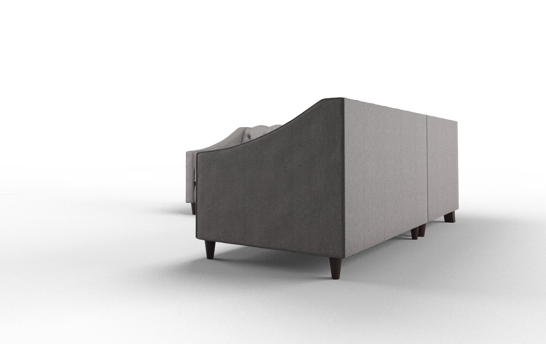 Manchester Atlas_plz Silver Sectional espresso legs 4