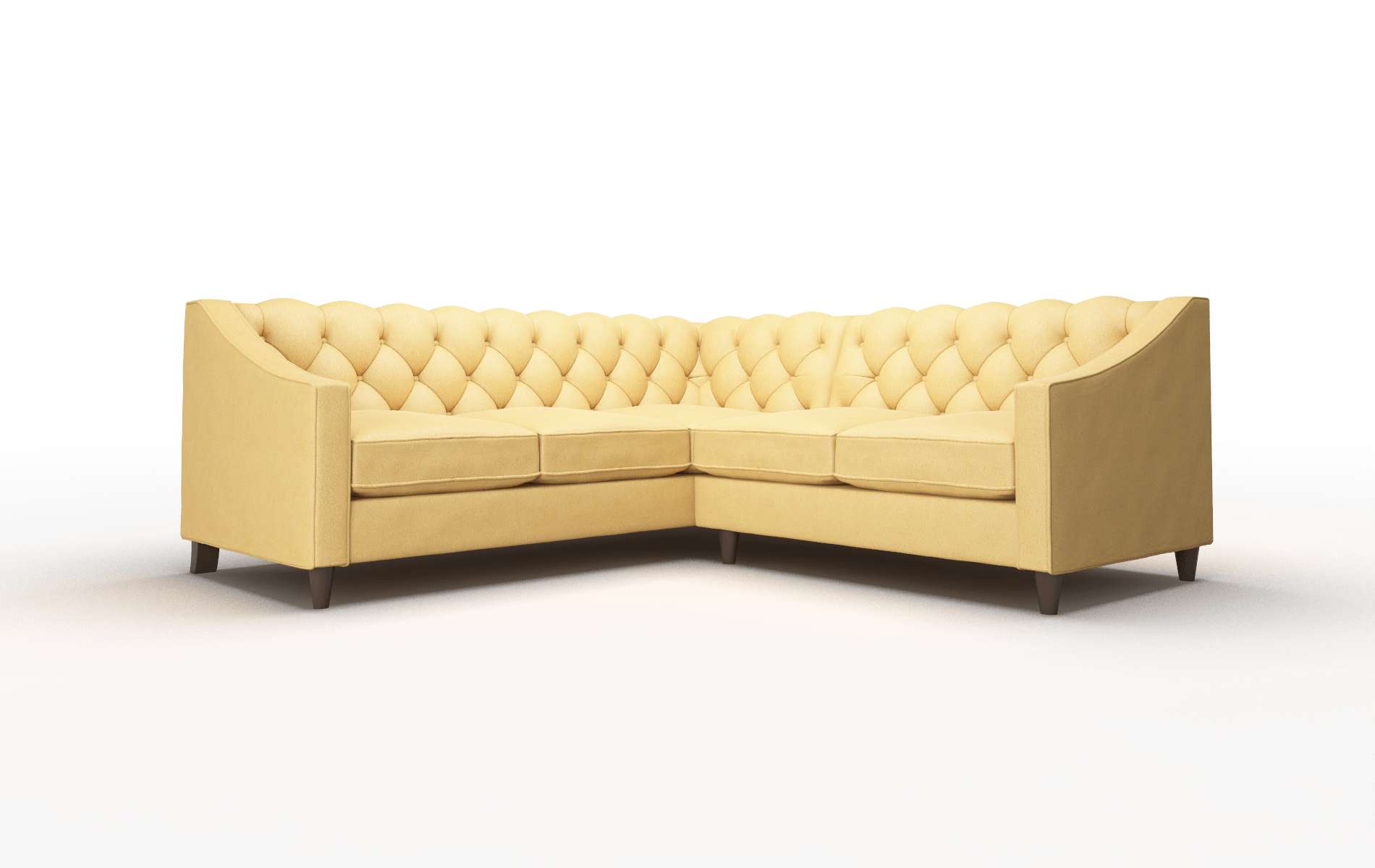 Manchester Bella Amber Sectional espresso legs 1