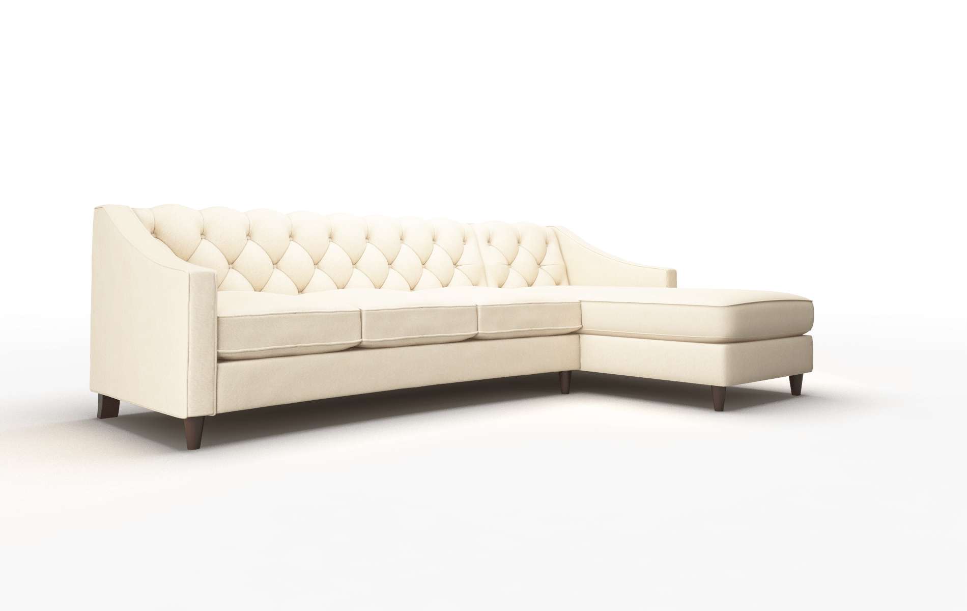 Manchester Bella Buckwheat Panel espresso legs 2