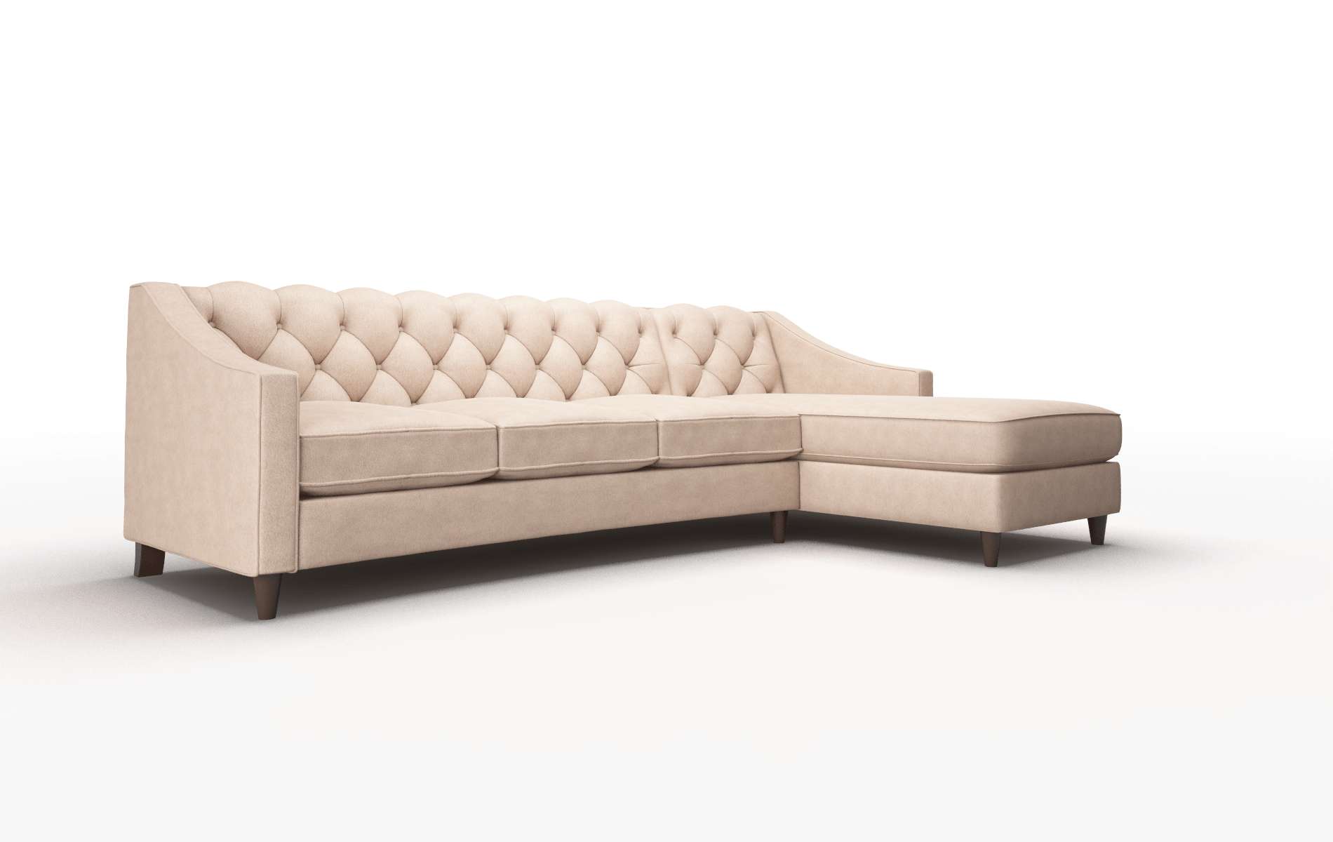 Manchester Bella Cocoa Panel espresso legs 2