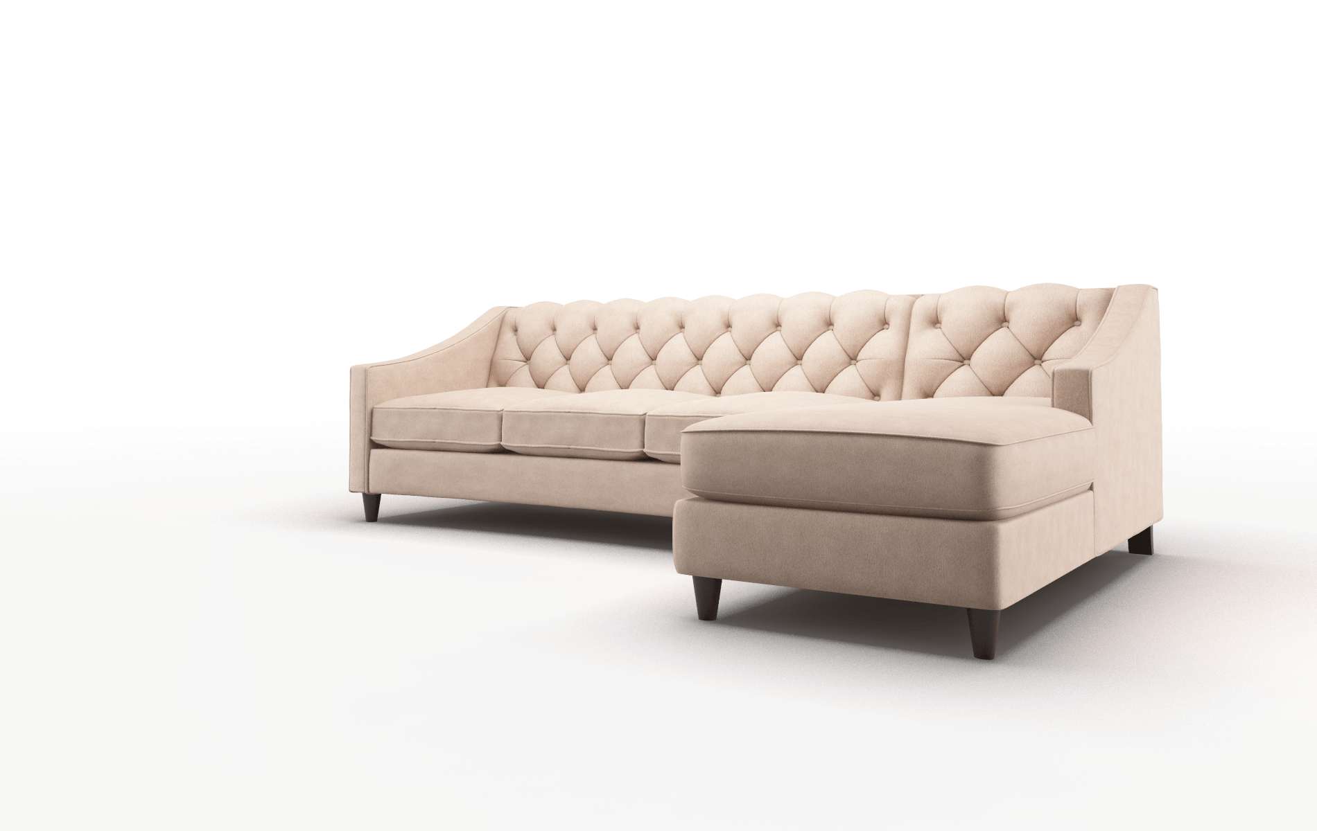 Manchester Bella Cocoa Panel espresso legs 4