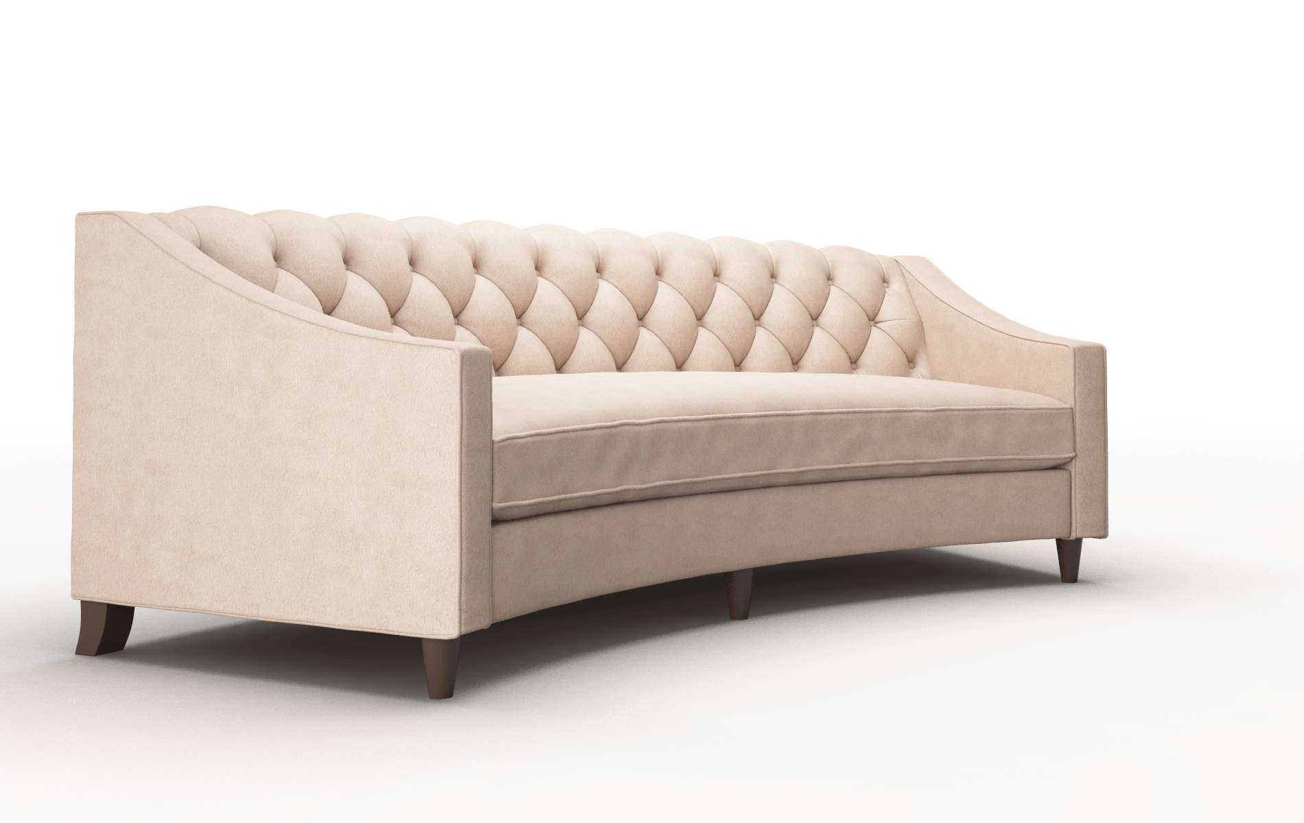 Manchester Bella Cocoa Sofa espresso legs 2
