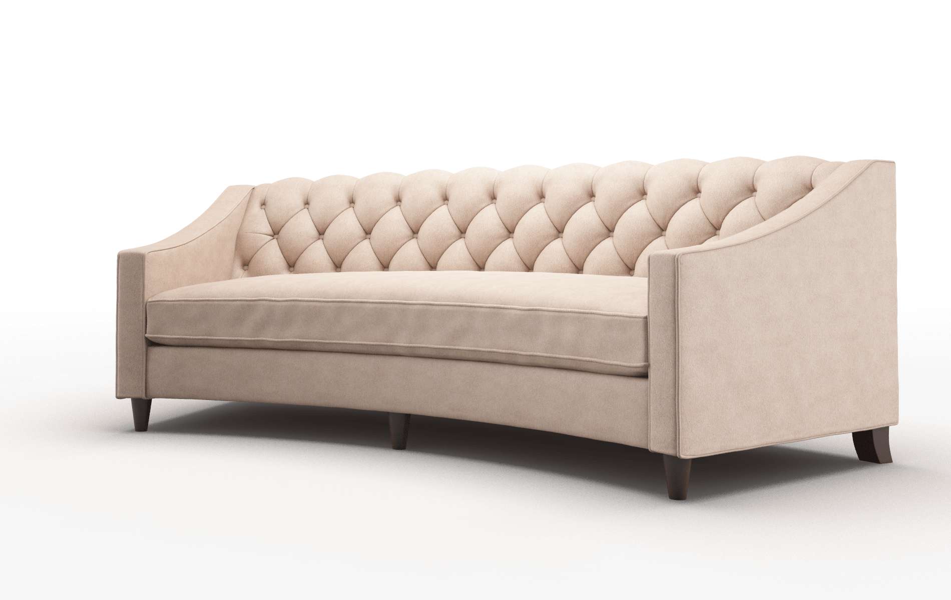 Manchester Bella Cocoa Sofa espresso legs 4