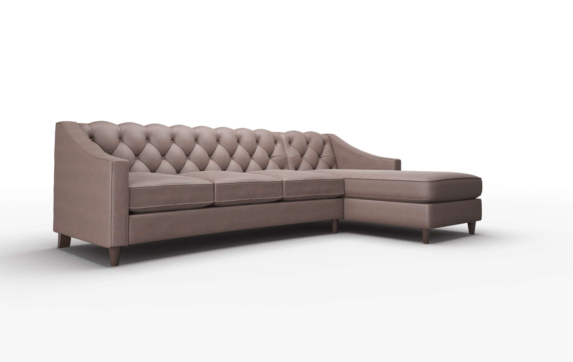 Manchester Bella Espresso Panel espresso legs 2