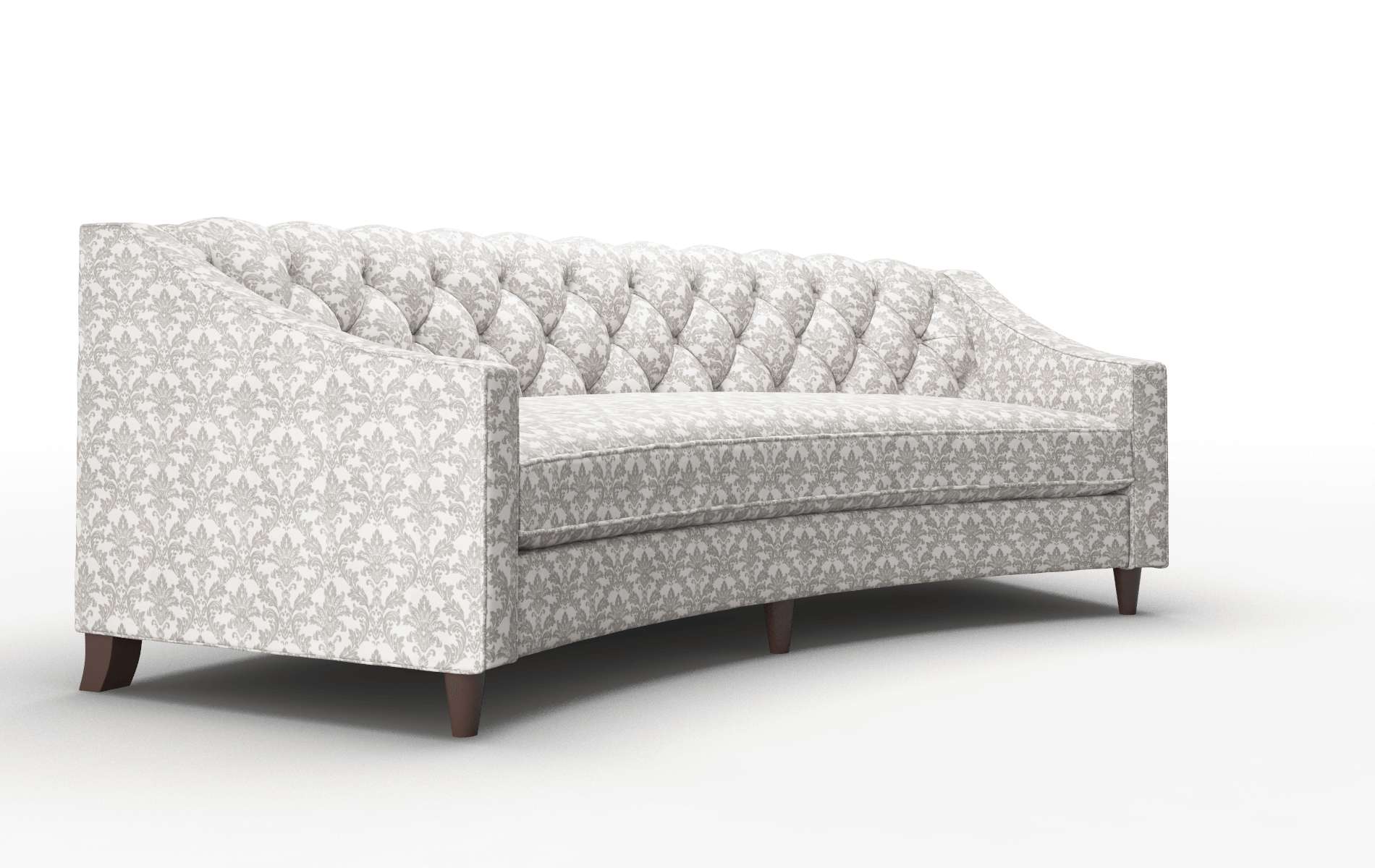 Manchester Bergamo Dove Sofa espresso legs 2