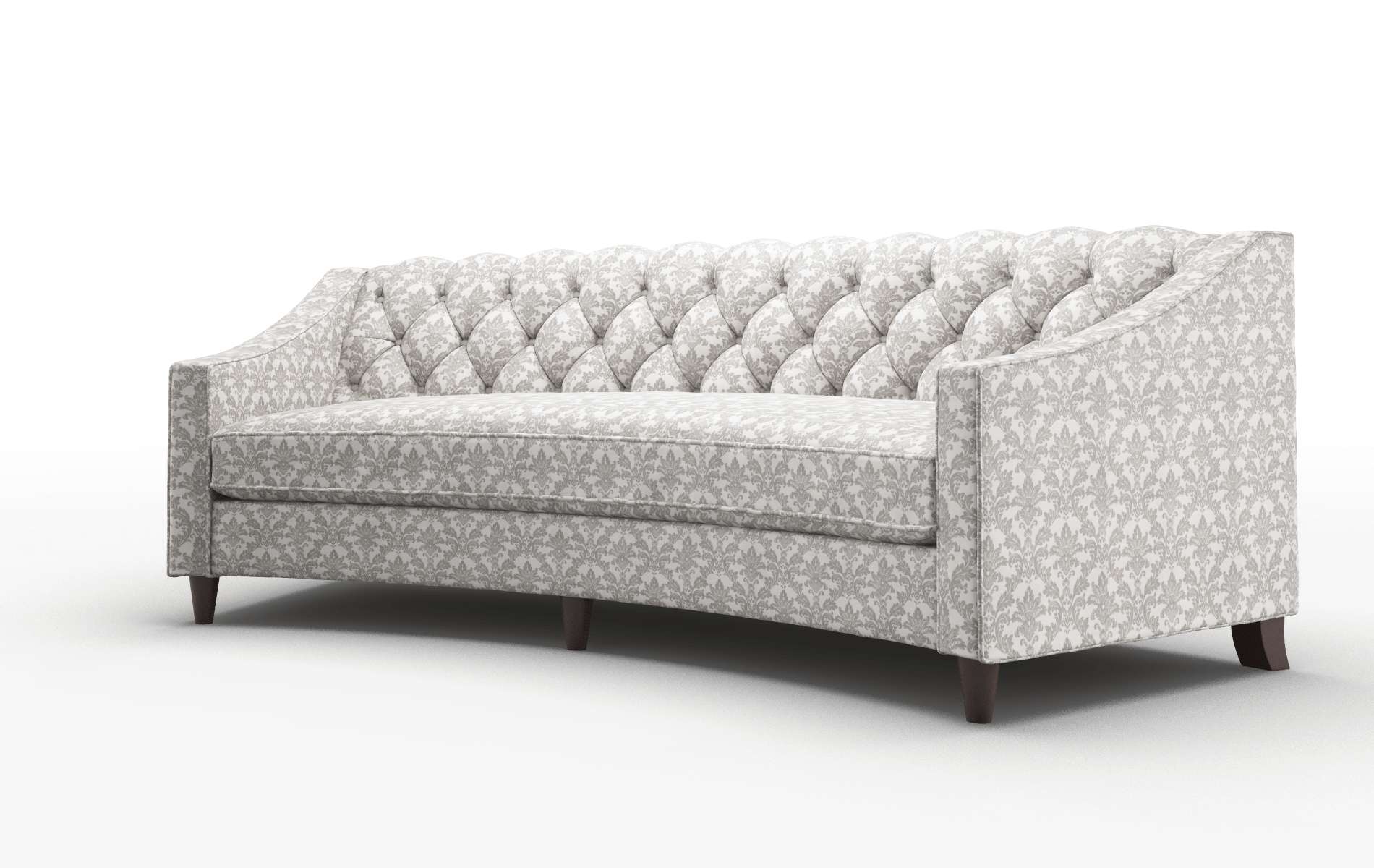 Manchester Bergamo Dove Sofa espresso legs 4