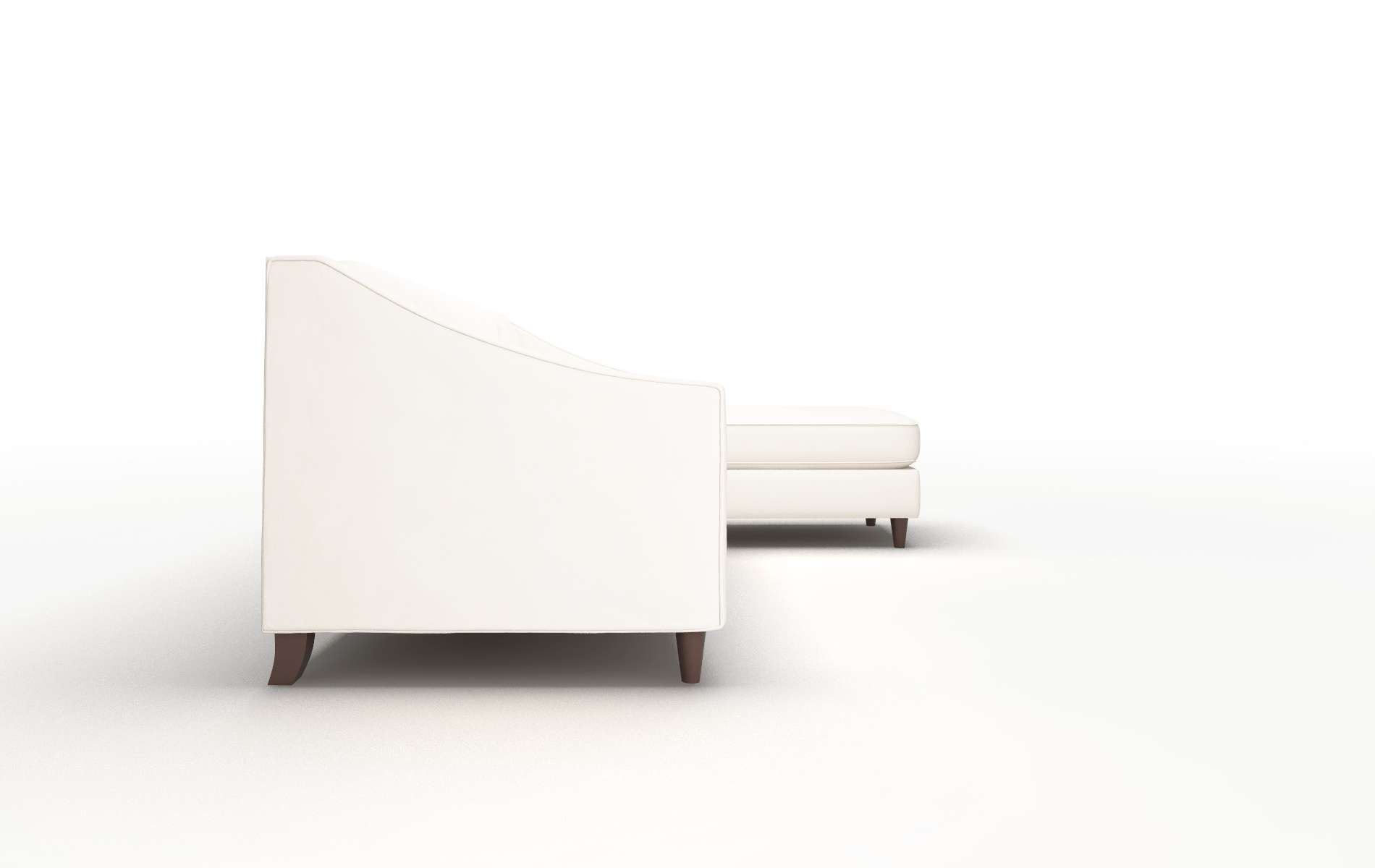 Manchester Blanche Milky Panel espresso legs 3