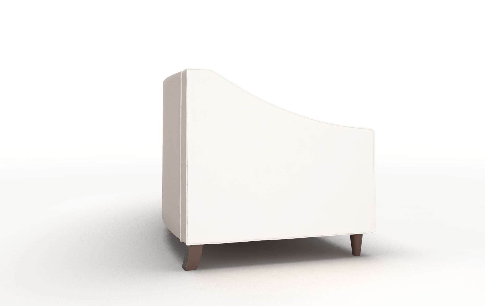Manchester Blanche Milky Sofa espresso legs 3