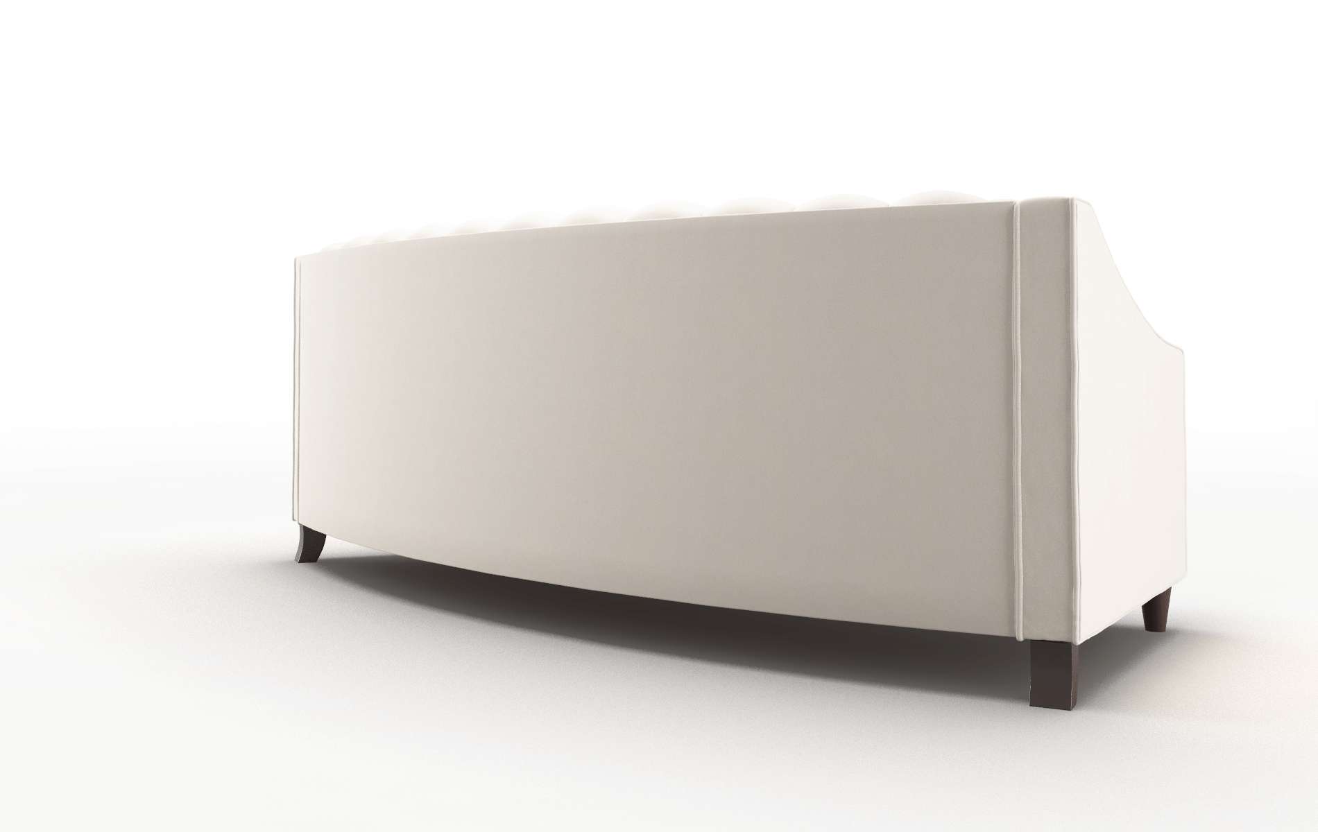 Manchester Blanche Milky Sofa espresso legs 5