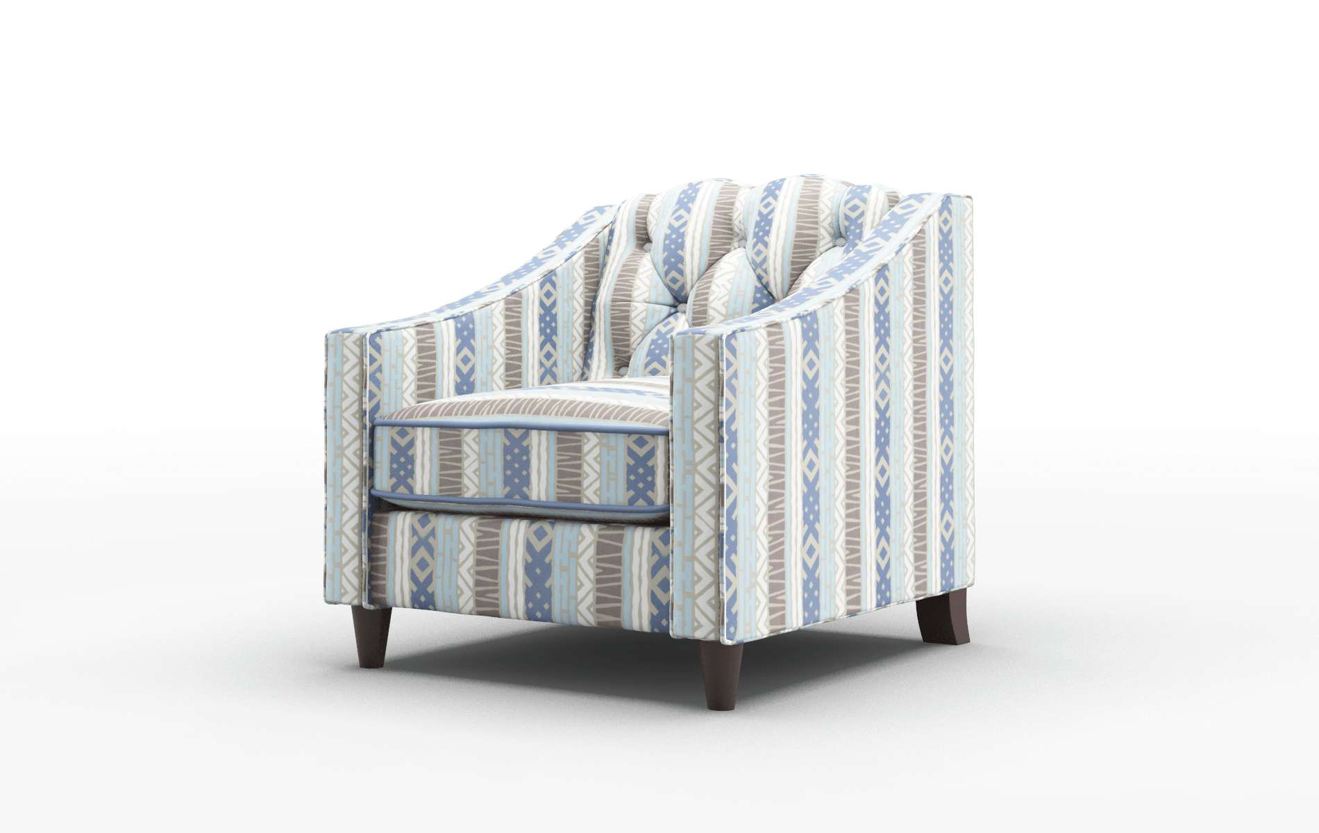 Manchester Bodhi Indigo Chair espresso legs 4