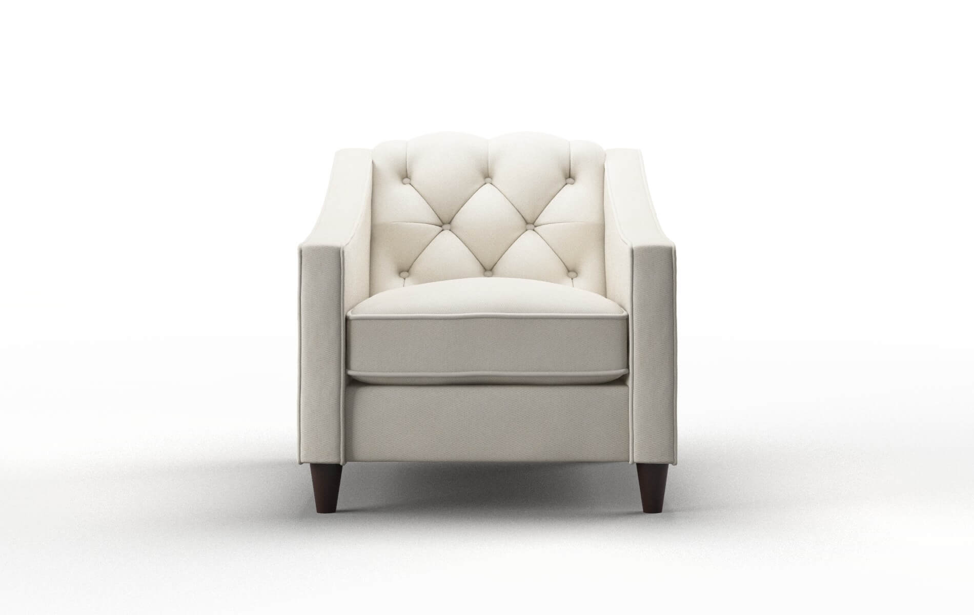 Manchester Bungalow ivory Chair Espresso Legs  1