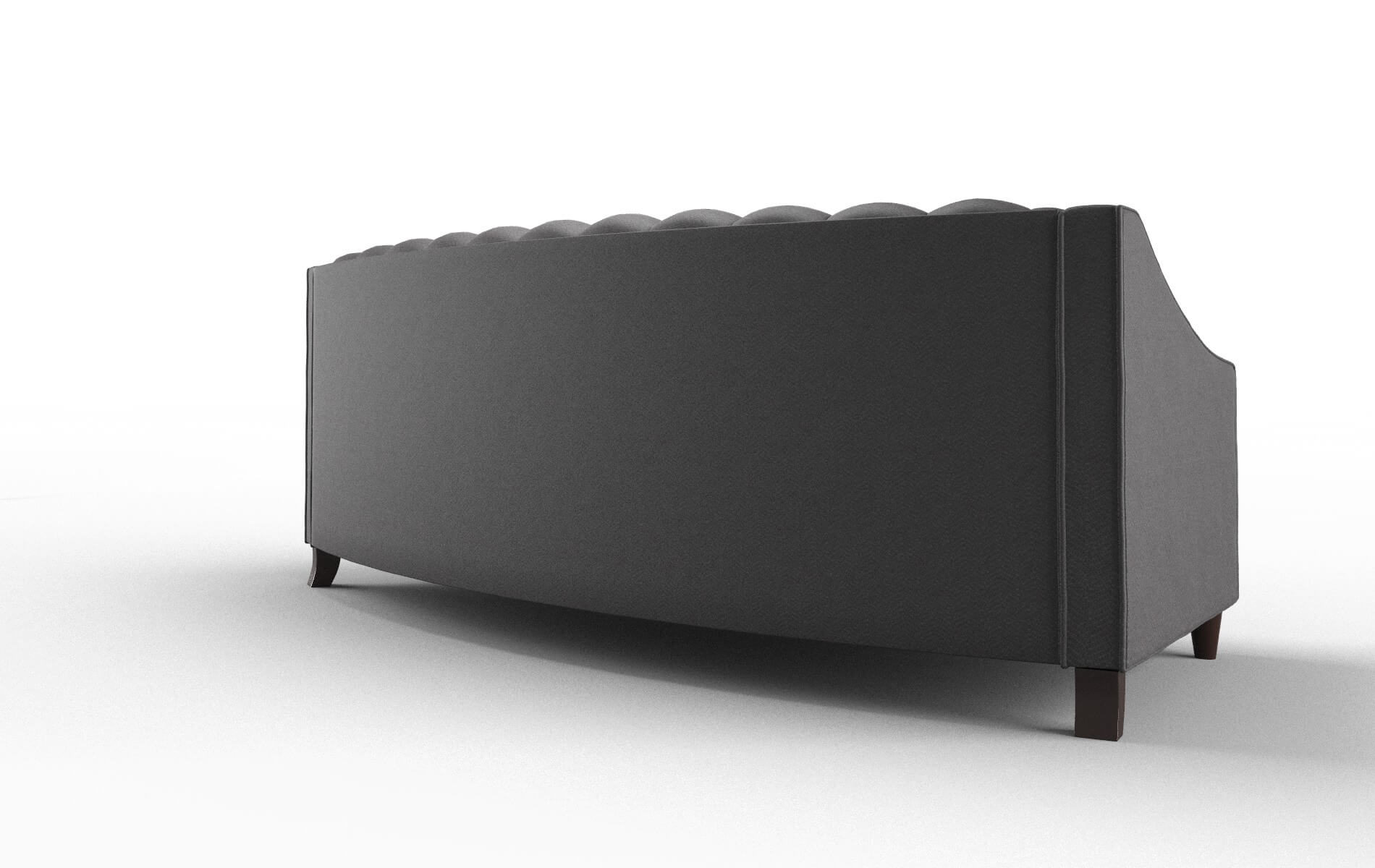 Manchester Catalina Charcoal Sofa espresso legs 5
