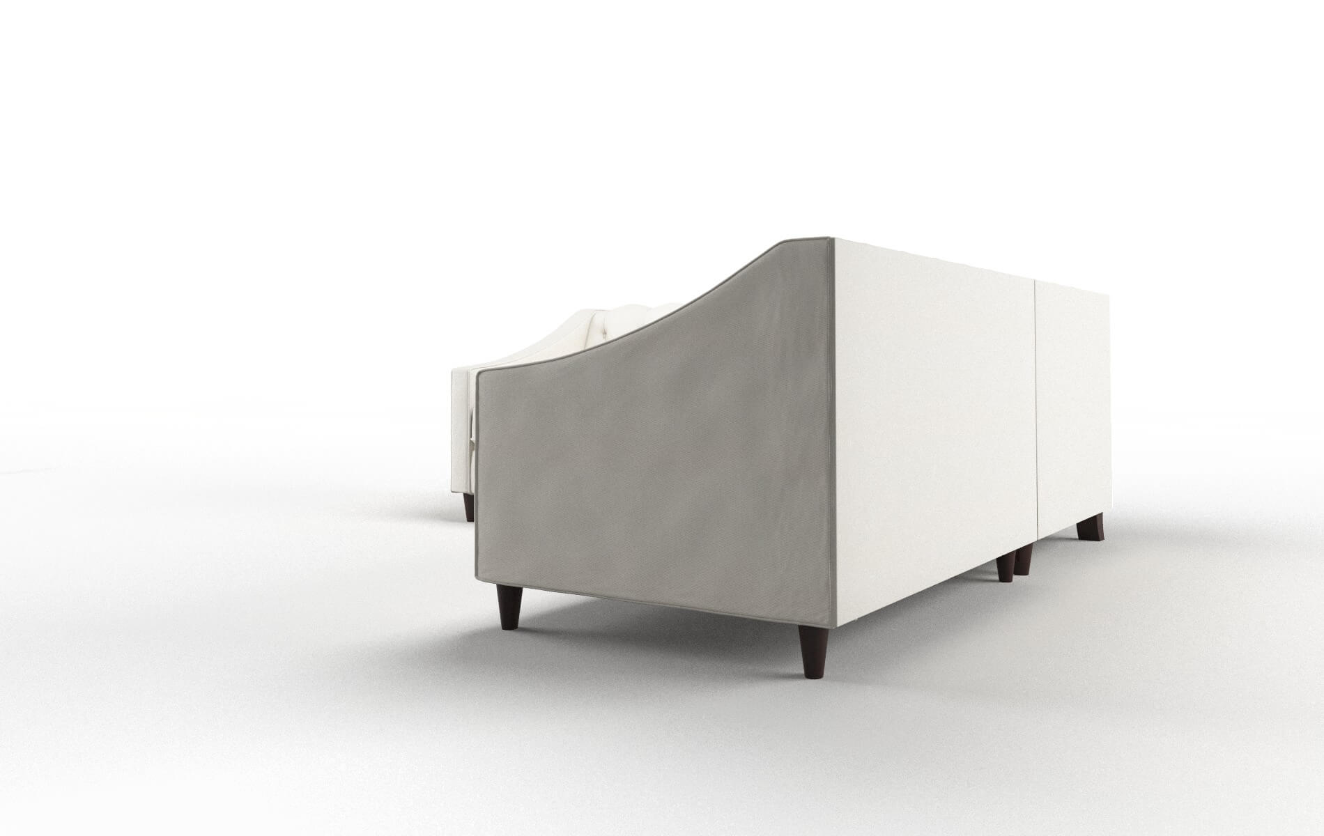 Manchester Chance Bone Sectional espresso legs 4