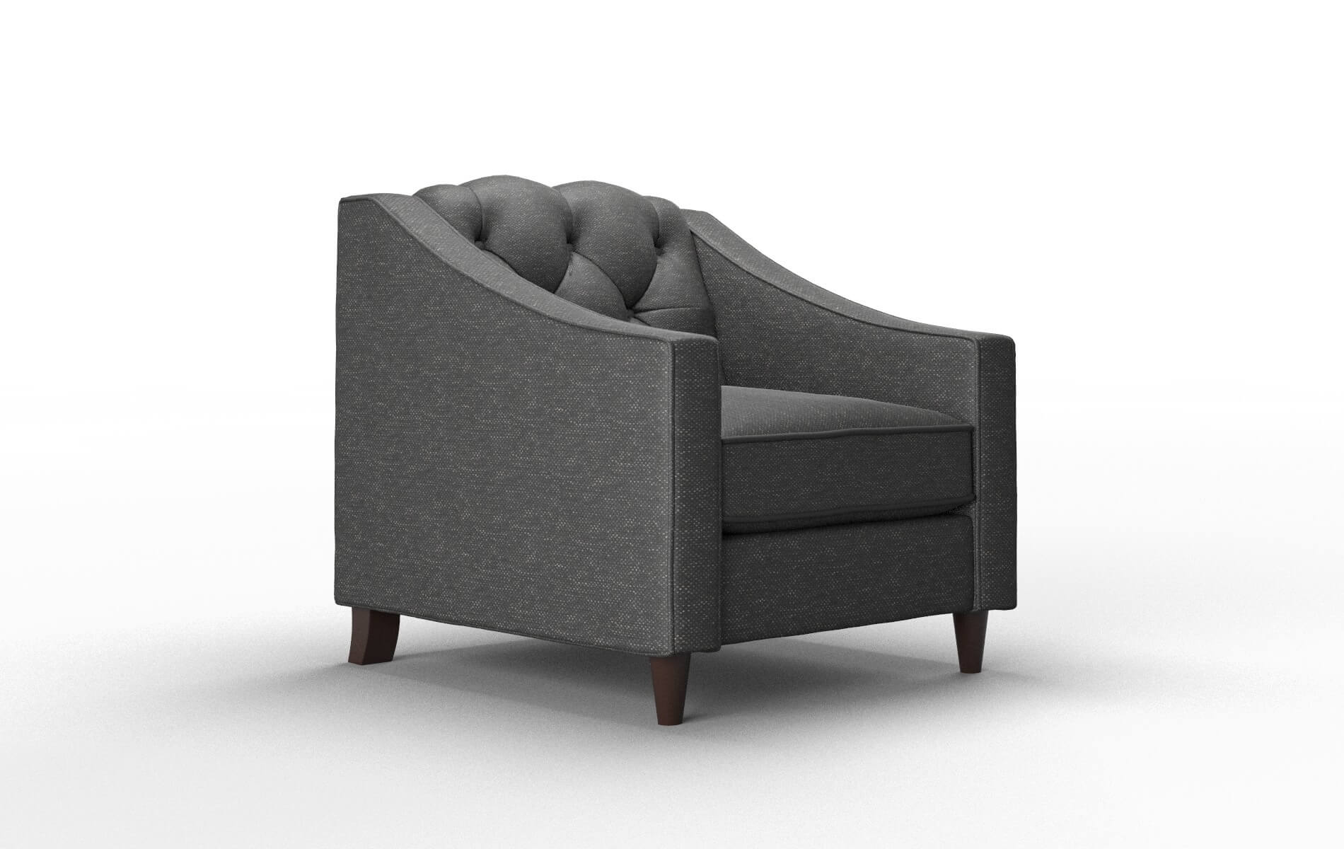 Manchester Chance Denim Chair espresso legs 2