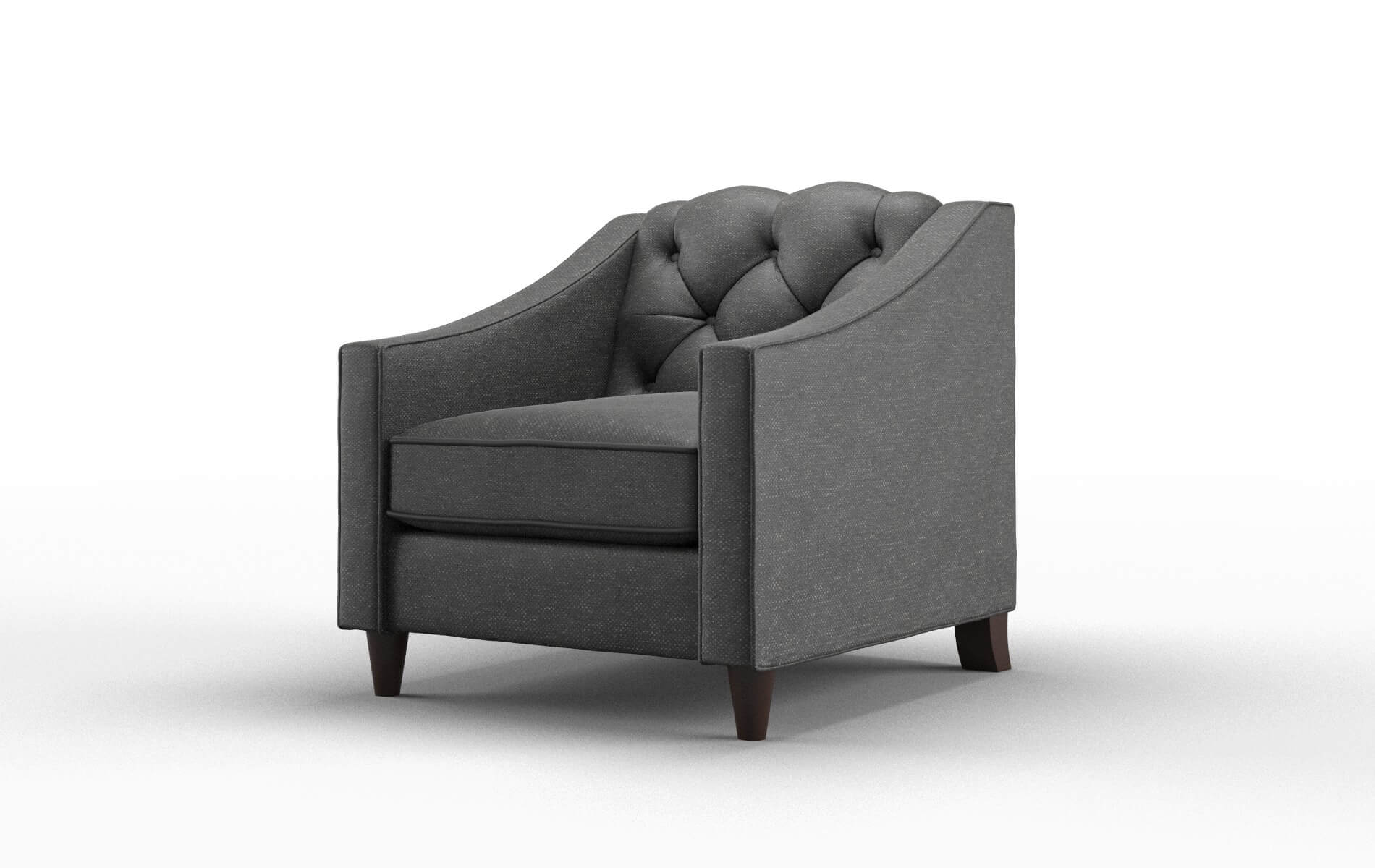 Manchester Chance Denim Chair espresso legs 4