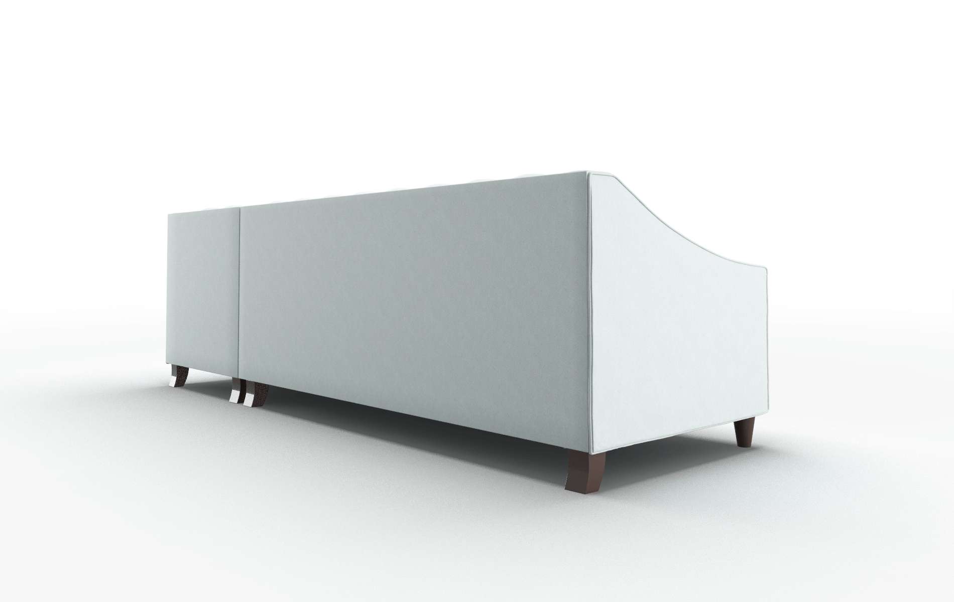 Manchester Clyde Cornflower Panel espresso legs 5