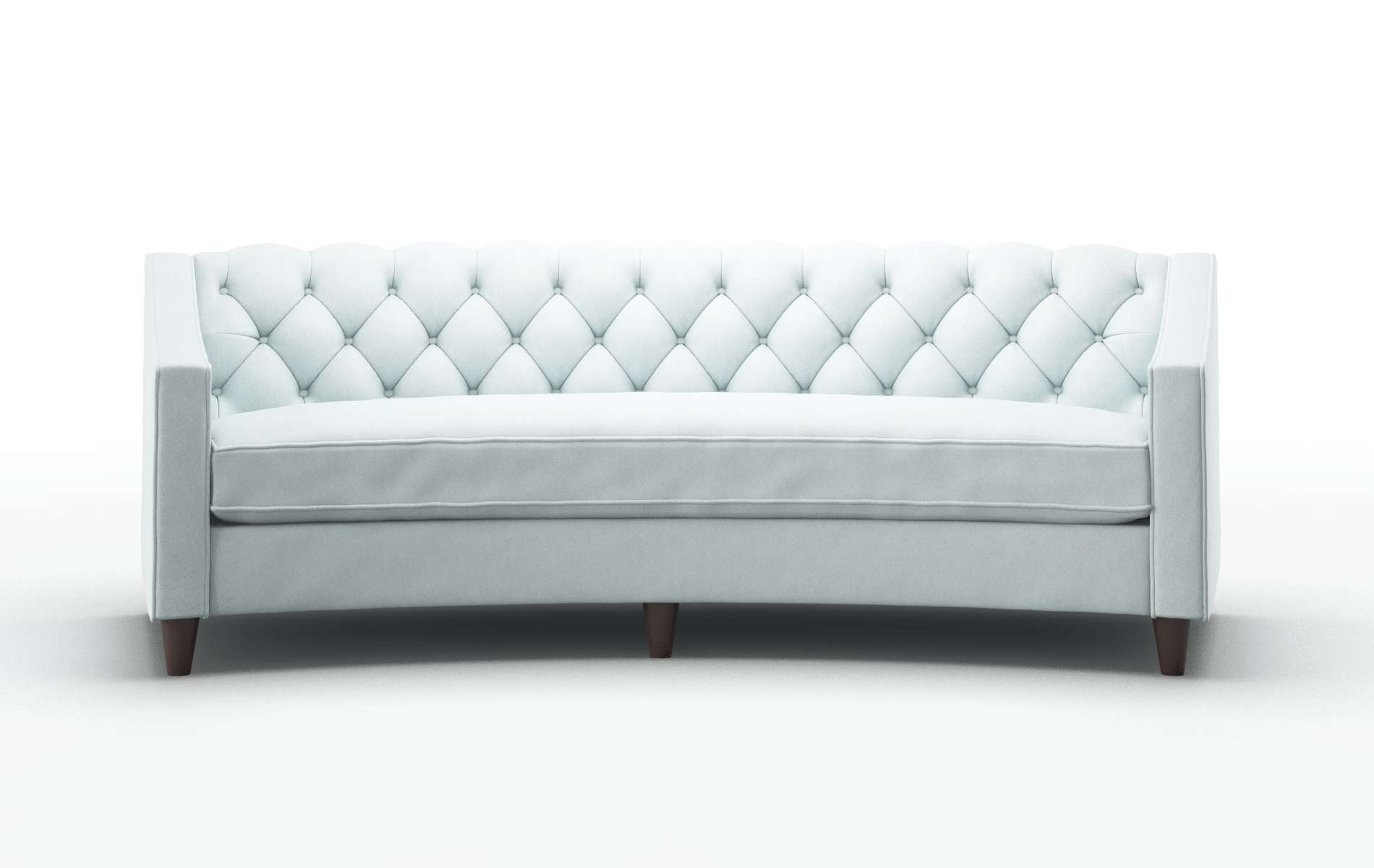 Manchester Clyde Cornflower Sofa espresso legs 1