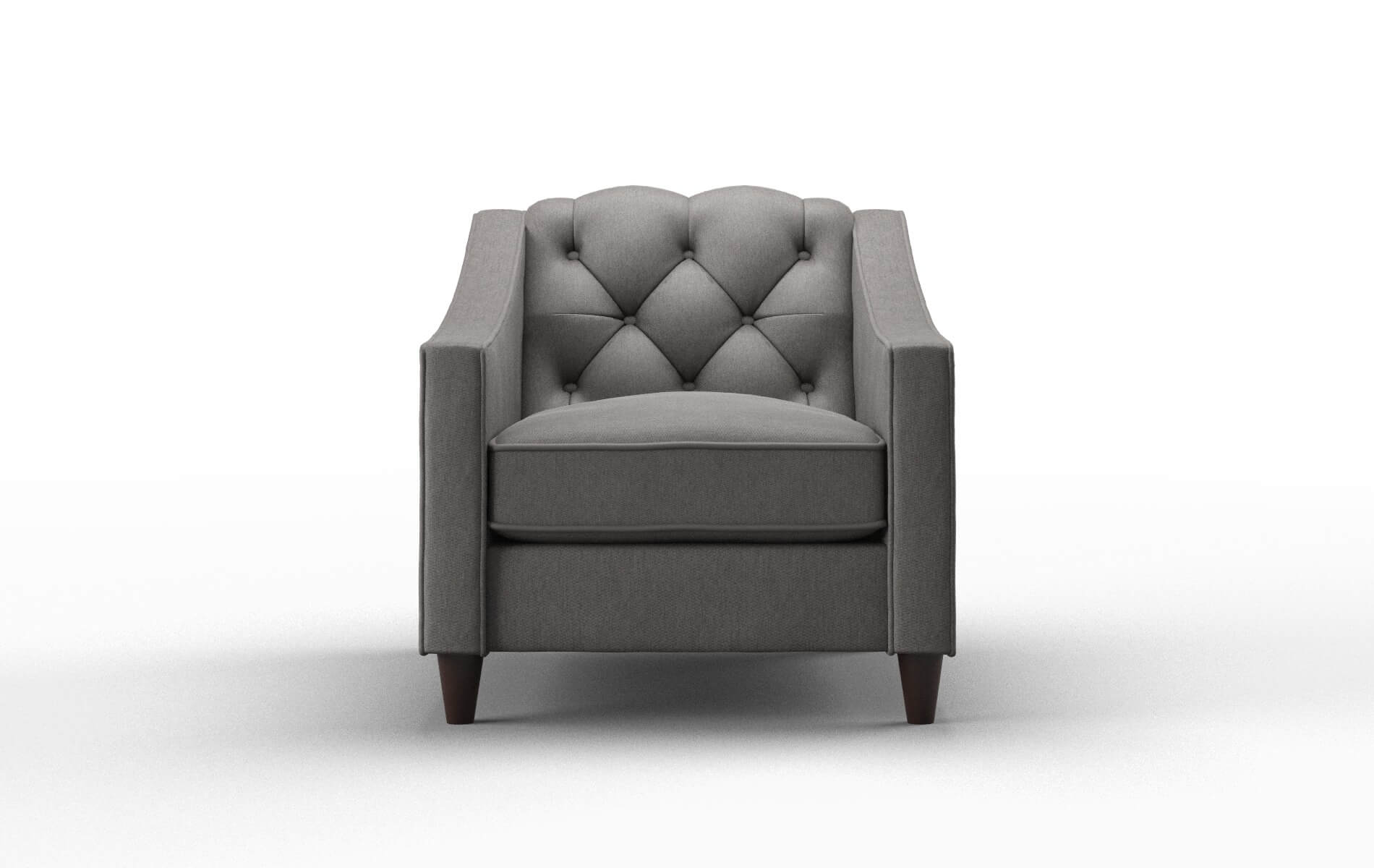Manchester Cosmo Charcoal chair espresso legs