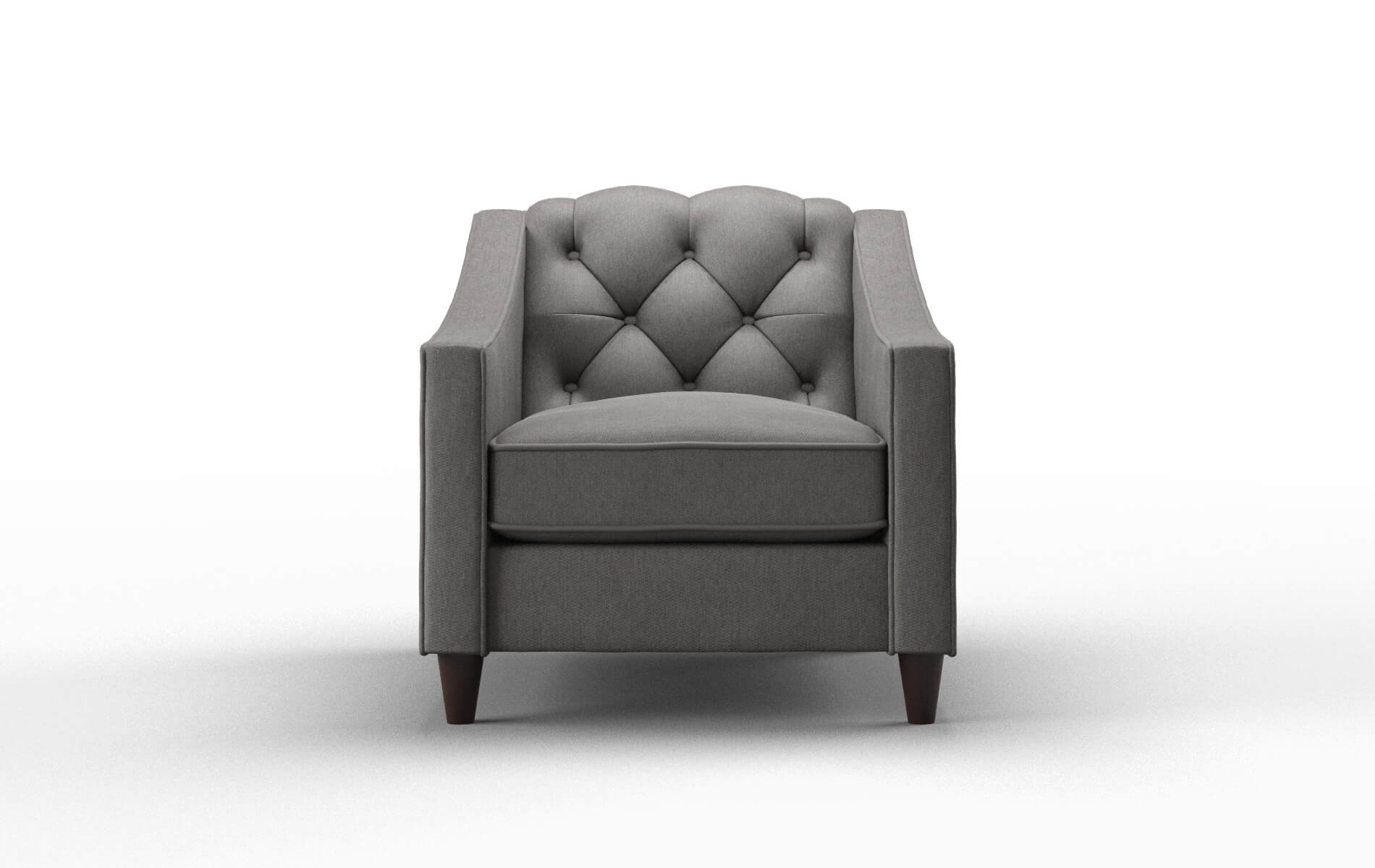 Manchester Cosmo Charcoal Chair espresso legs 1