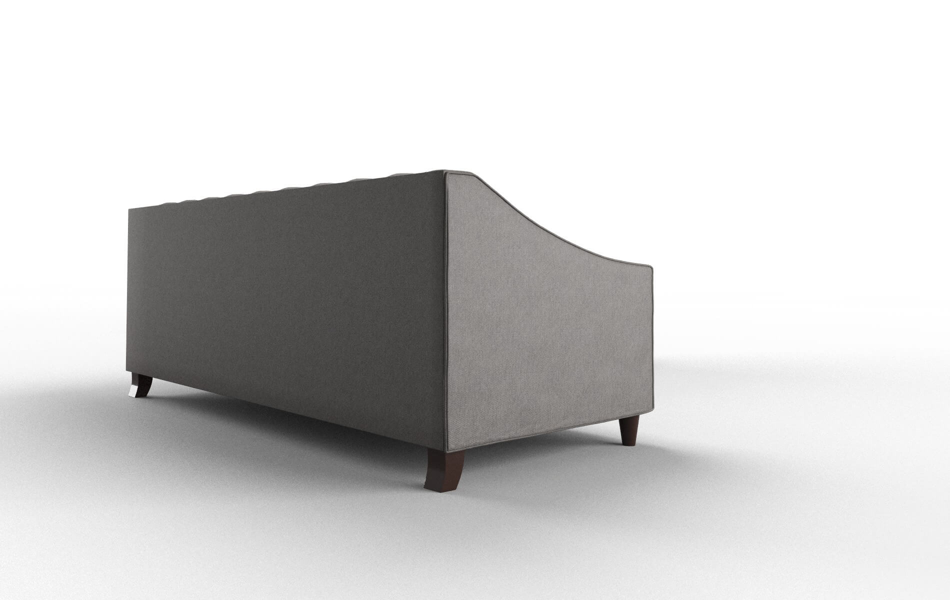 Manchester Cosmo Charcoal Sectional espresso legs 3