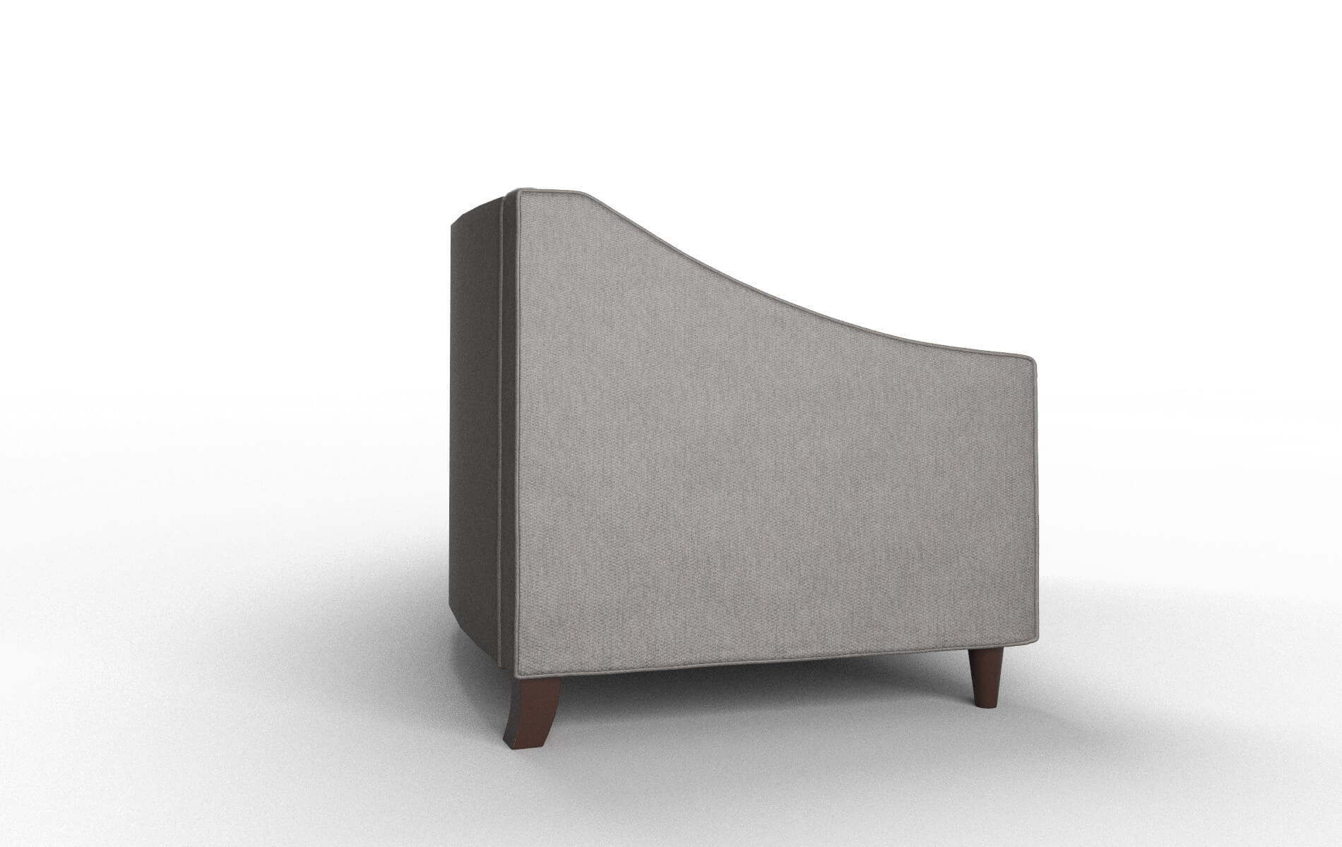 Manchester Cosmo Charcoal Sofa espresso legs 3