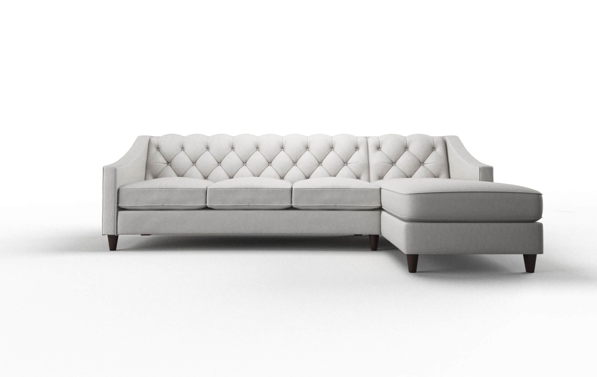 Manchester Cosmo Silver Panel espresso legs 1
