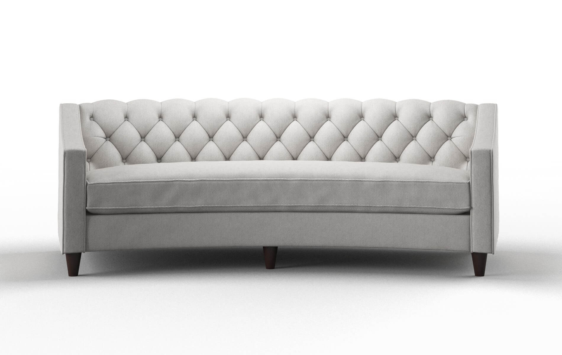 Manchester Cosmo Silver Sofa espresso legs 1