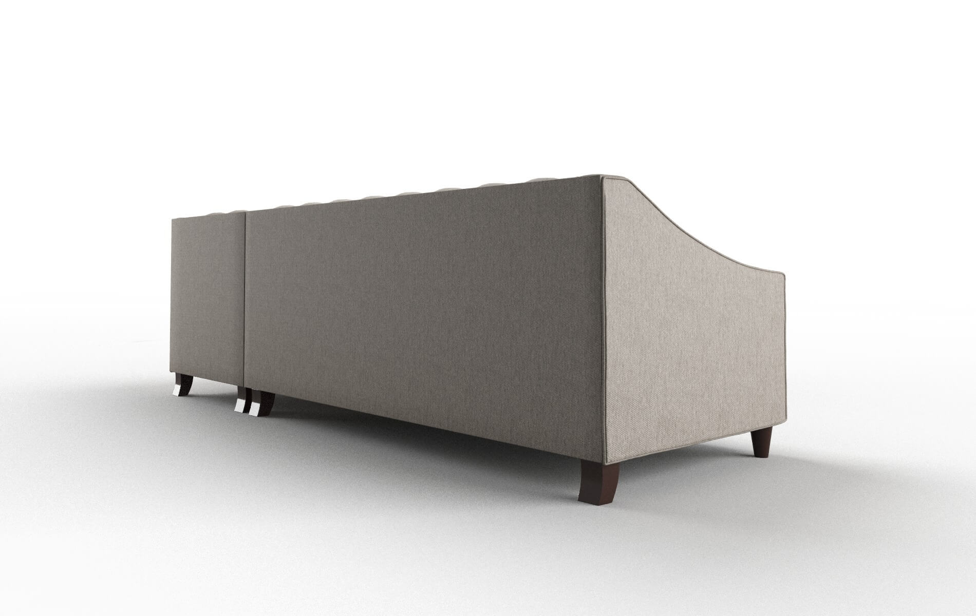 Manchester Cosmo Taupe Panel espresso legs 5