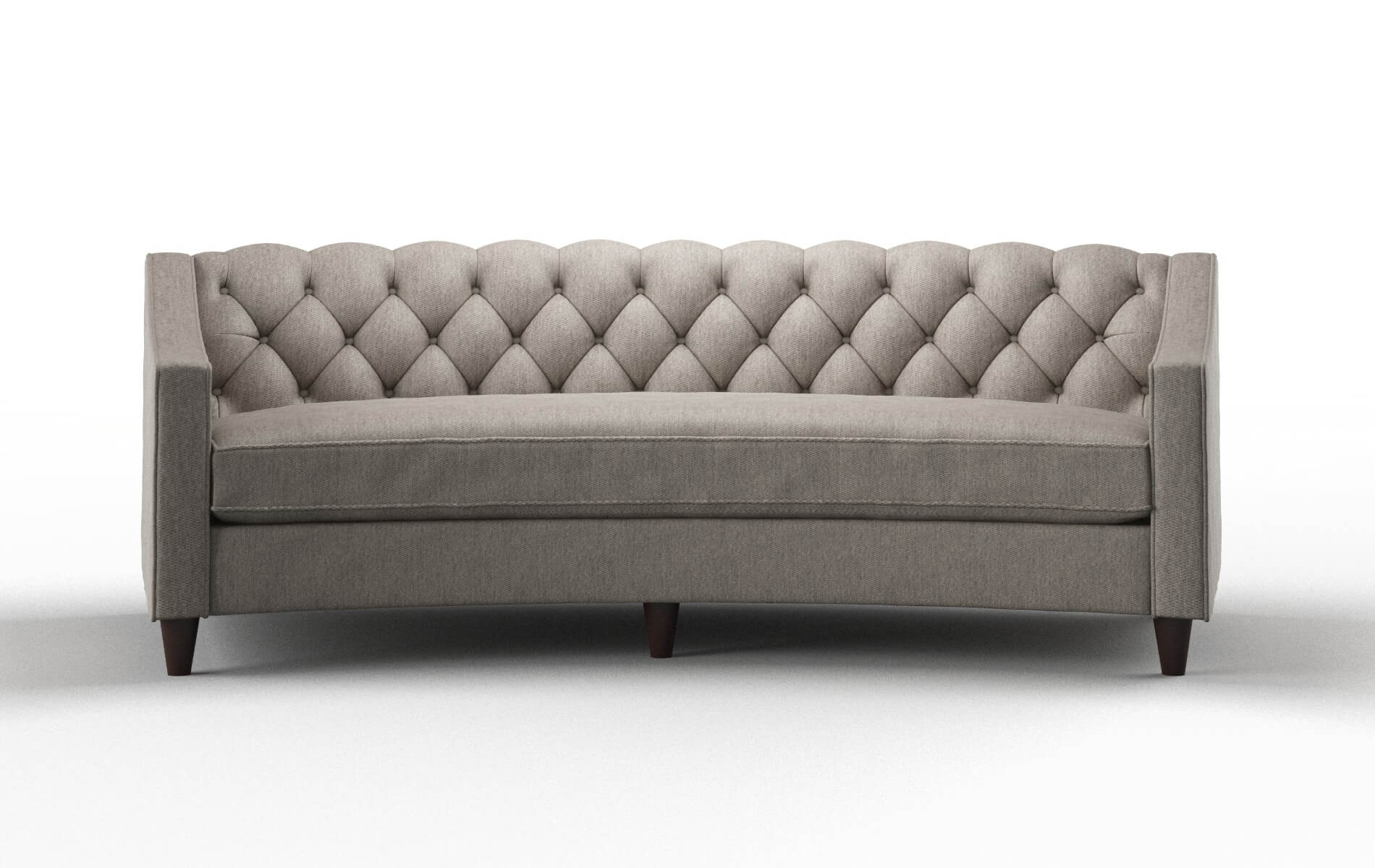 Manchester Cosmo Taupe Sofa espresso legs 1