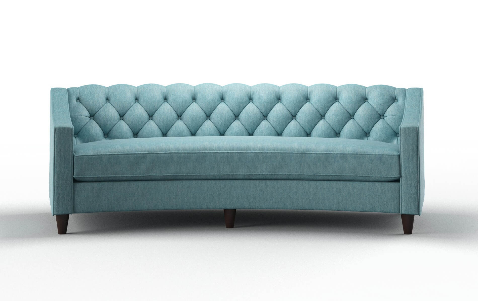Manchester Cosmo Turquoise chair espresso legs