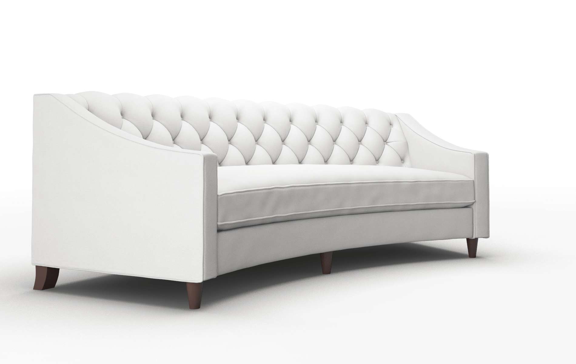 Manchester Dawson Platinum Sofa espresso legs 2