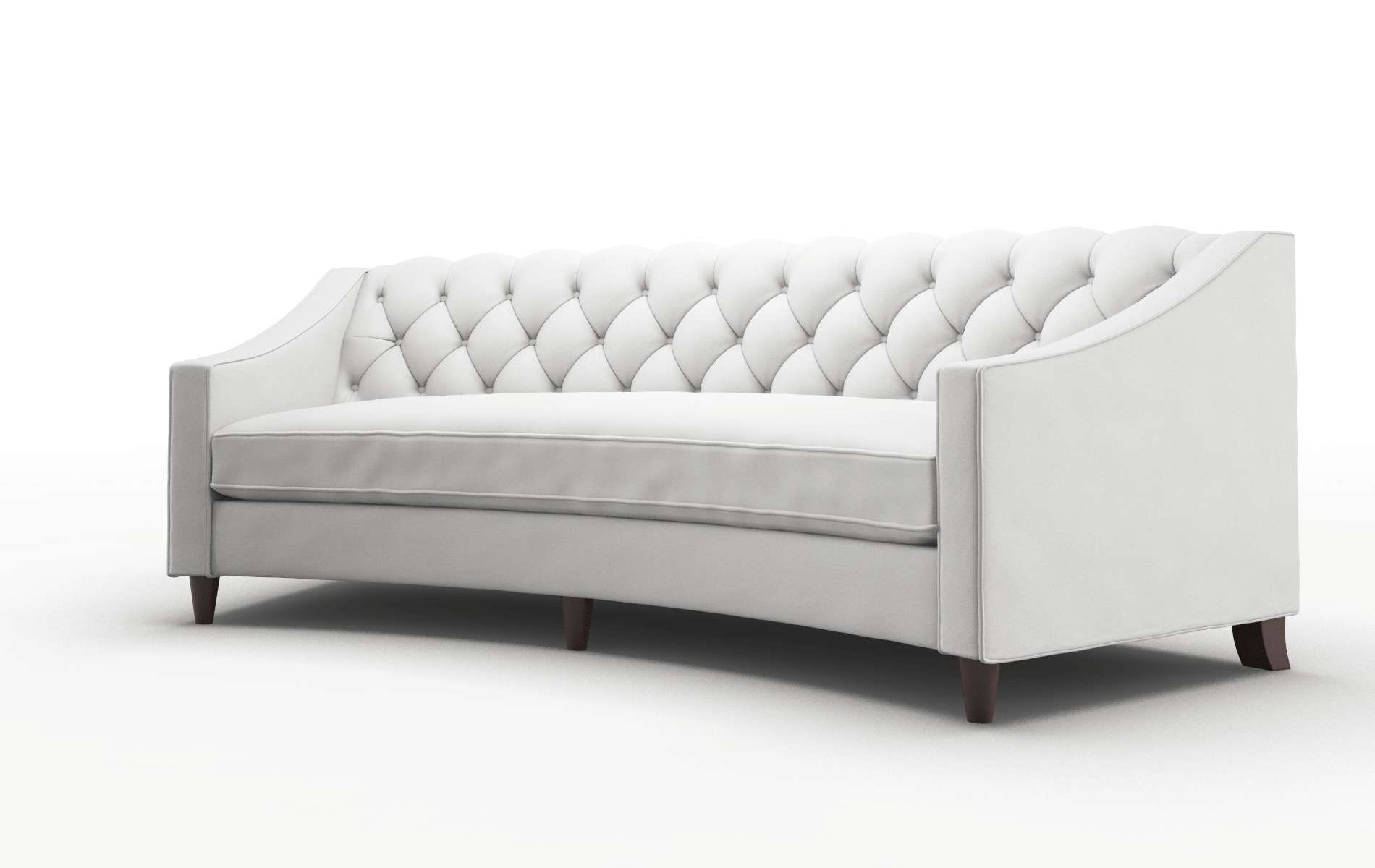 Manchester Dawson Platinum Sofa espresso legs 4