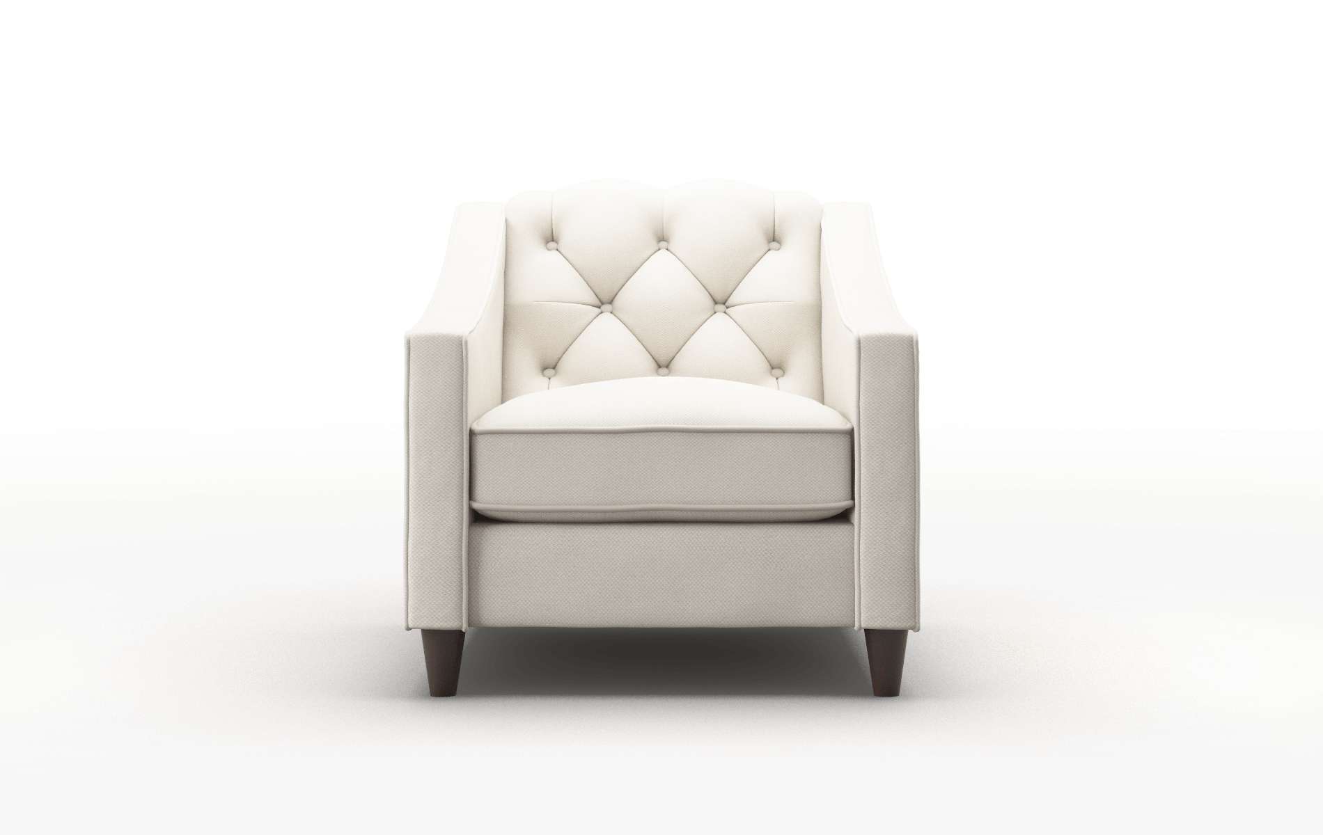 Manchester Dawson Sand Chair espresso legs 1