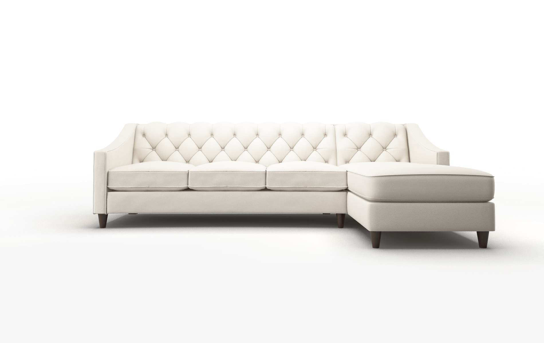Manchester Dawson Sand Panel espresso legs 1