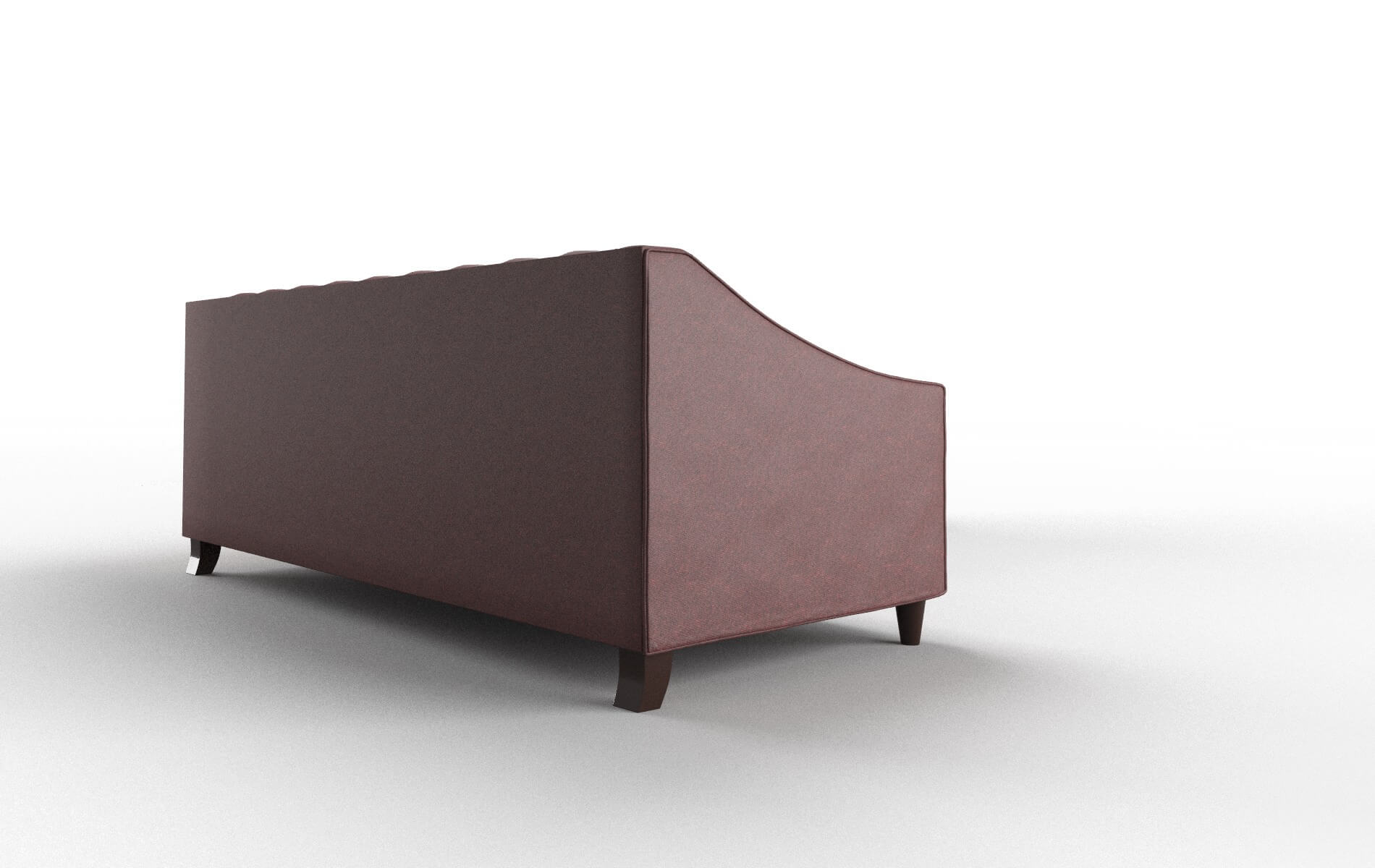 Manchester Derby Berry Sectional espresso legs 3