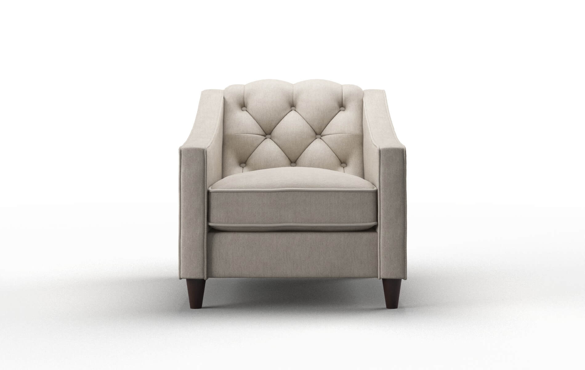 Manchester Derby linen Chair Espresso Legs  1